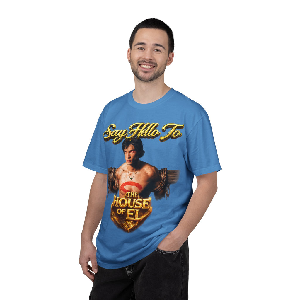 T-Shirt — Say Hello To The House of El Graphic Tee Printify