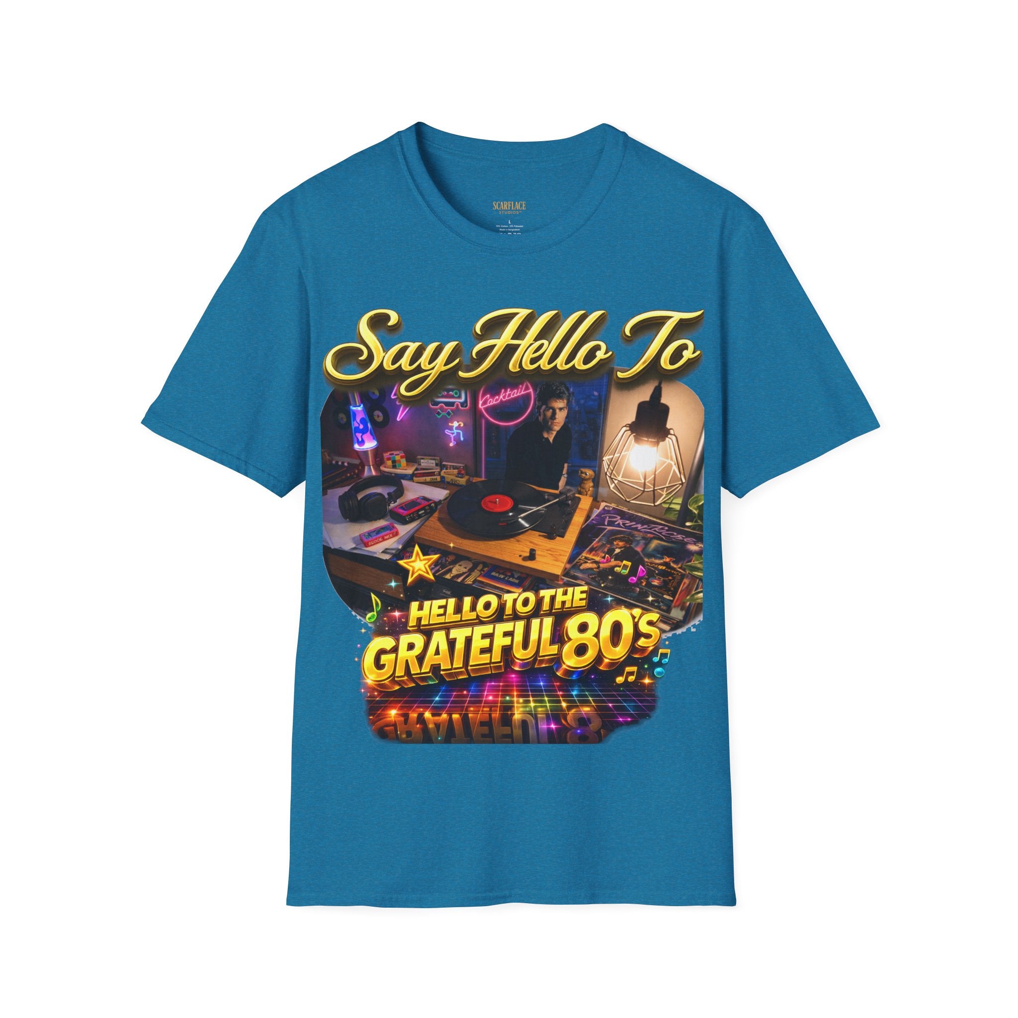 Say Hello To The Grateful 80s T-Shirt — Retro 80s Music Vintage Tee Printify