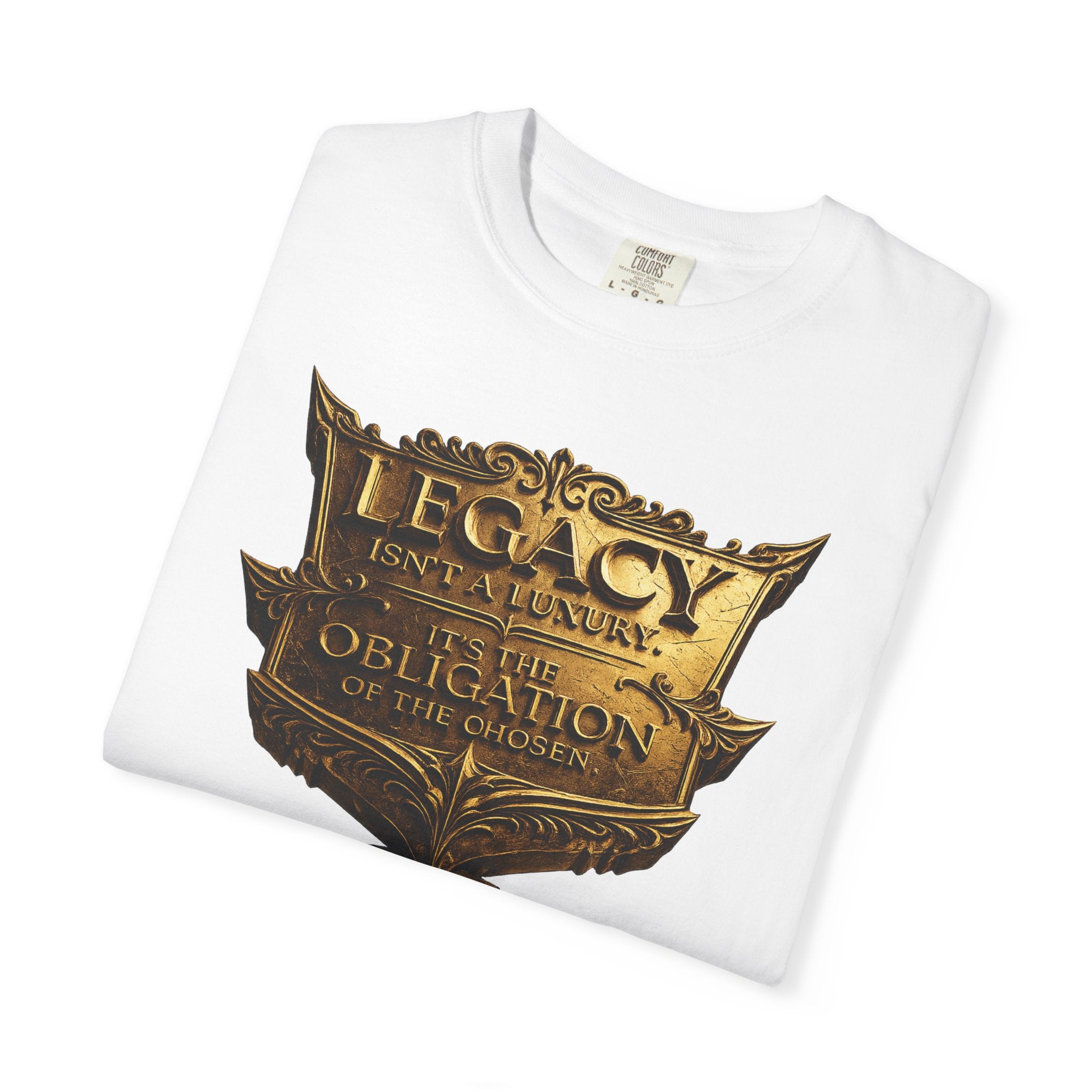 Legacy & Honor Trophy T-Shirt – "Legacy is an Obligation" Graphic Tee Printify