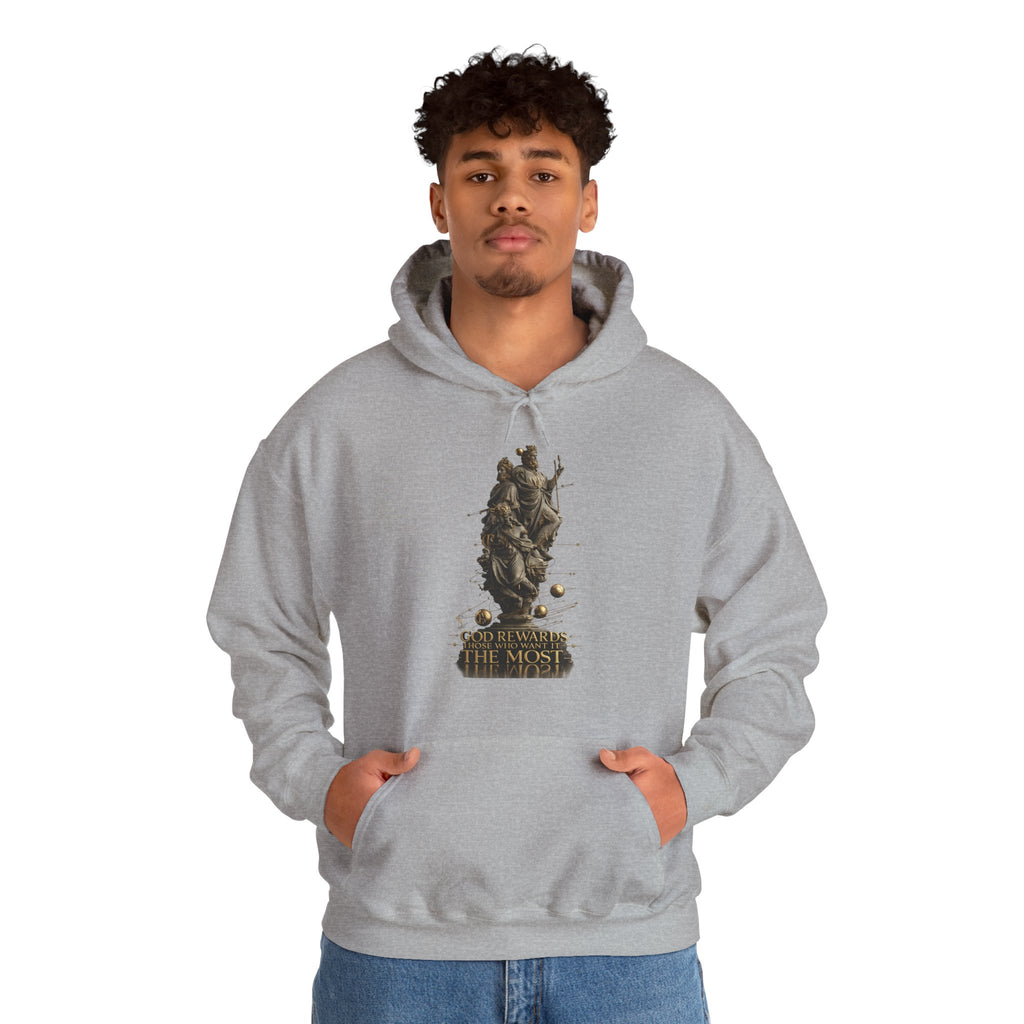 God Rewards Those Who Want It Most Hoodie Printify