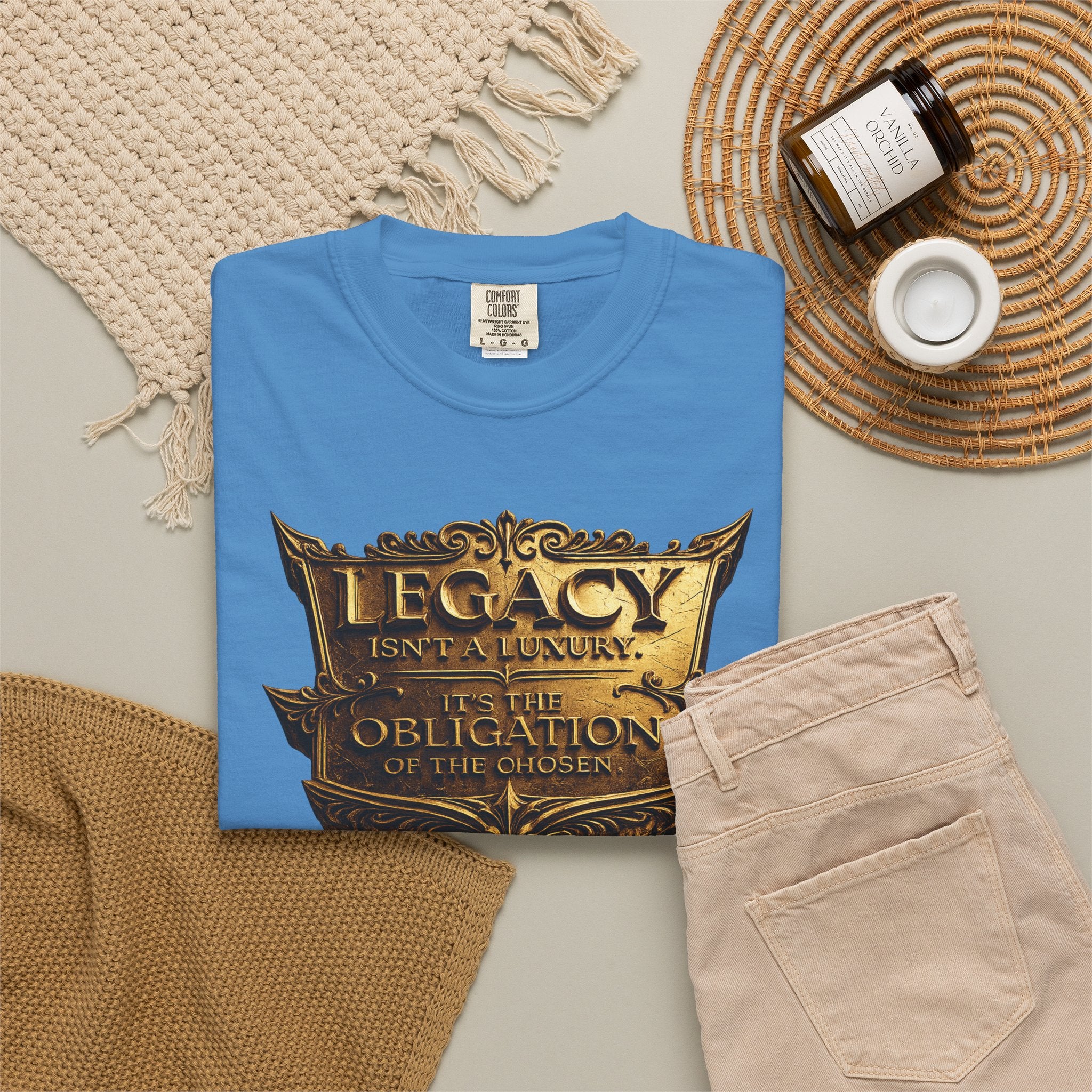 Legacy & Honor Trophy T-Shirt – "Legacy is an Obligation" Graphic Tee Printify