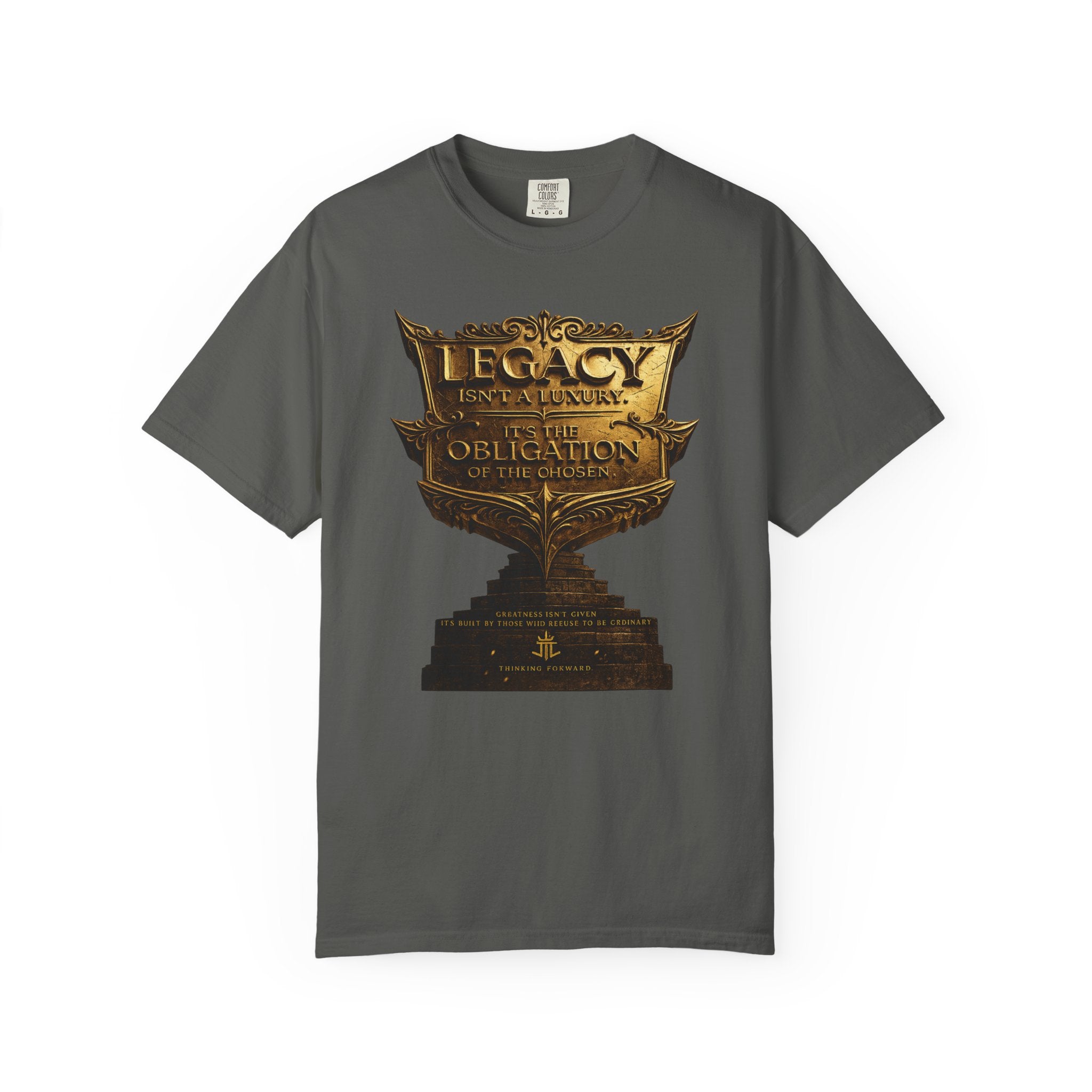 Legacy & Honor Trophy T-Shirt – "Legacy is an Obligation" Graphic Tee Printify