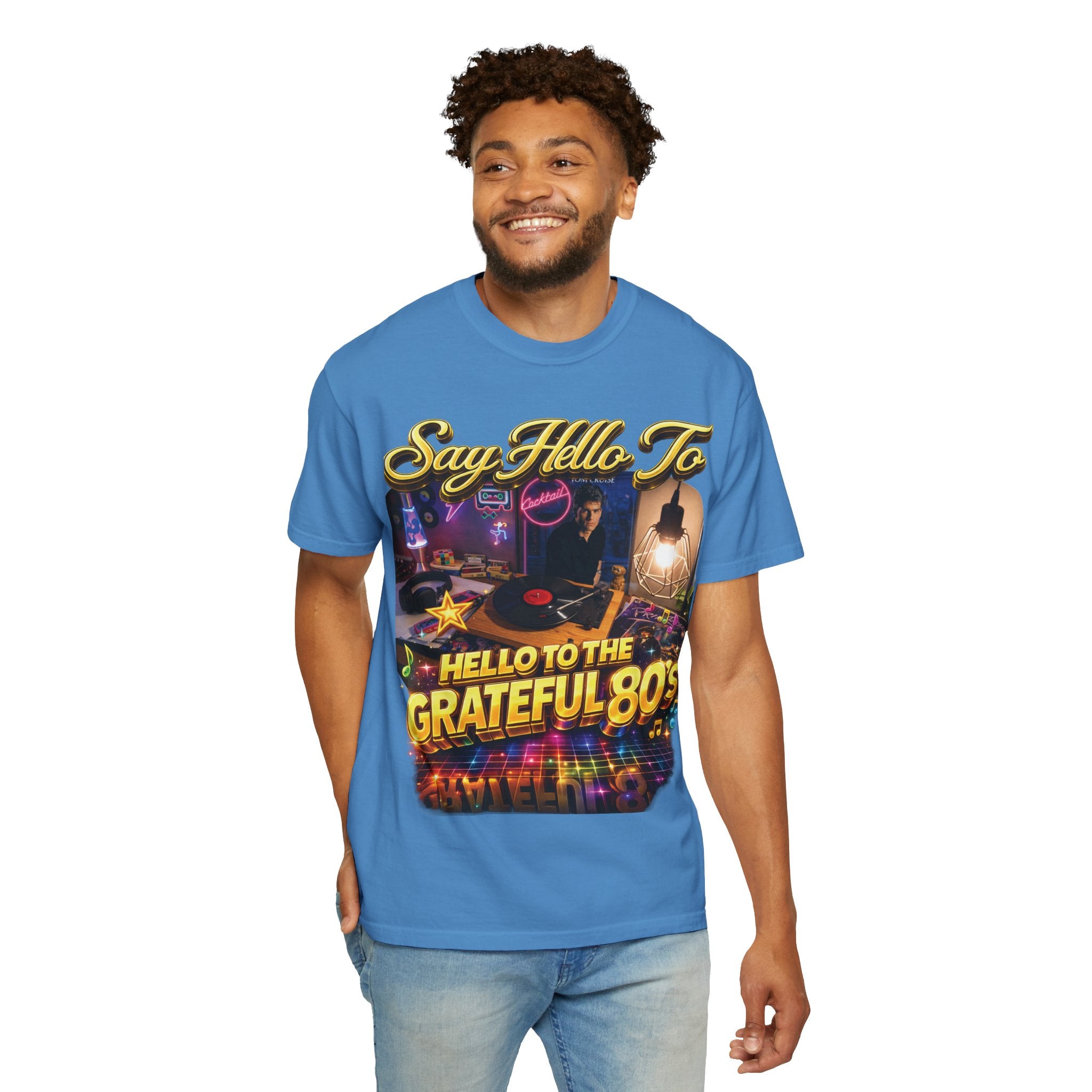 Hello to the Grateful 80s T-Shirt — Retro 1980s Music Vintage Tee Printify