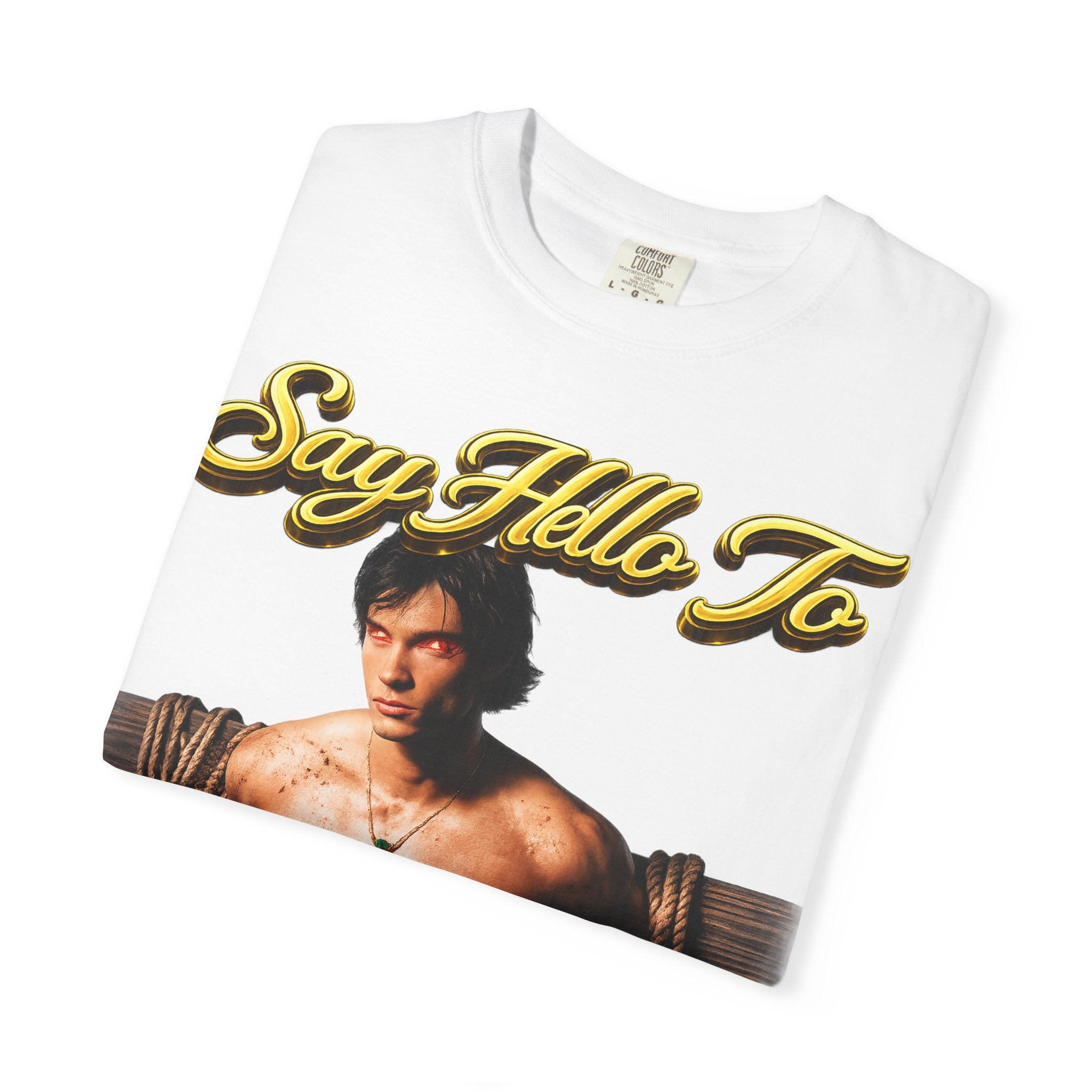T-Shirt — Say Hello To The House of El Graphic Tee Printify