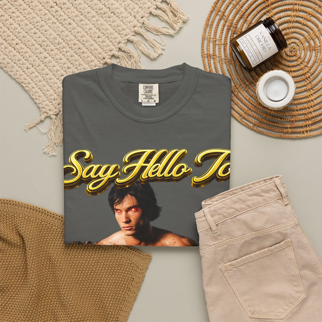 T-Shirt — Say Hello To The House of El Graphic Tee Printify