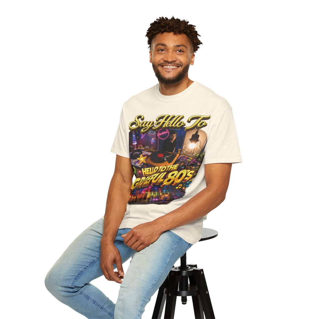 Hello to the Grateful 80s T-Shirt — Retro 1980s Music Vintage Tee Printify