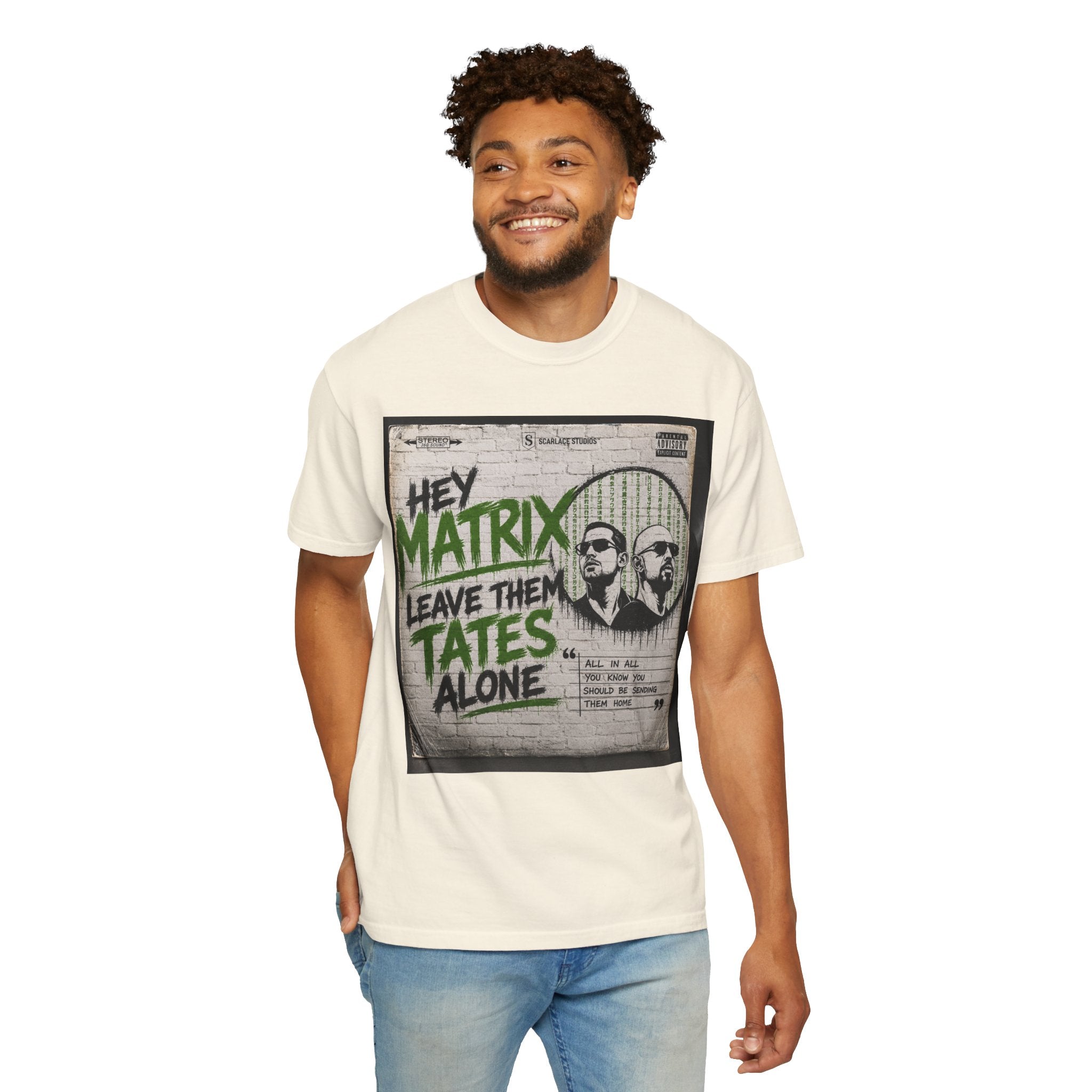 Hey Matrix Leave Them Tates Alone T-Shirt Printify
