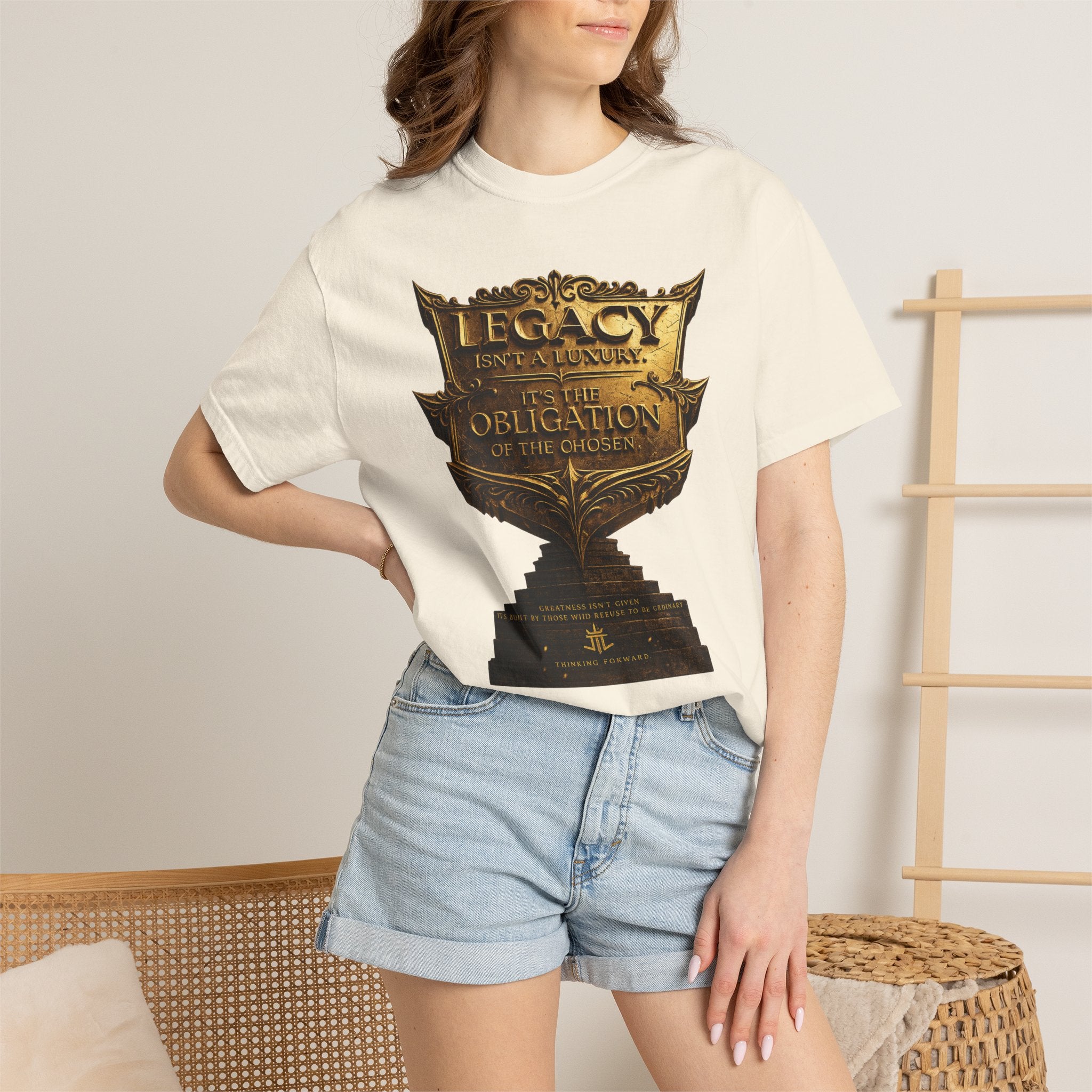 Legacy & Honor Trophy T-Shirt – "Legacy is an Obligation" Graphic Tee Printify