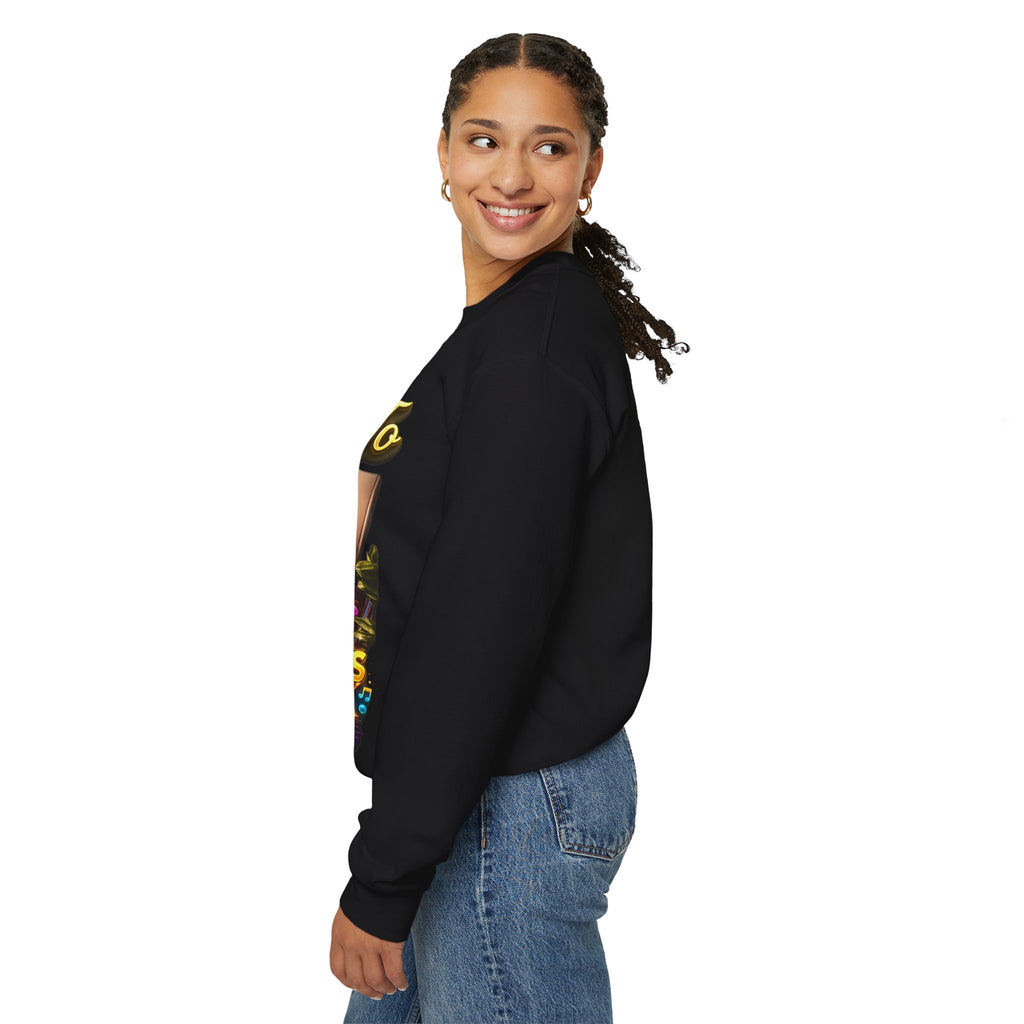 Grateful 80s Crewneck Sweatshirt — “say hello to the grateful 80's” Retro Vibe Printify