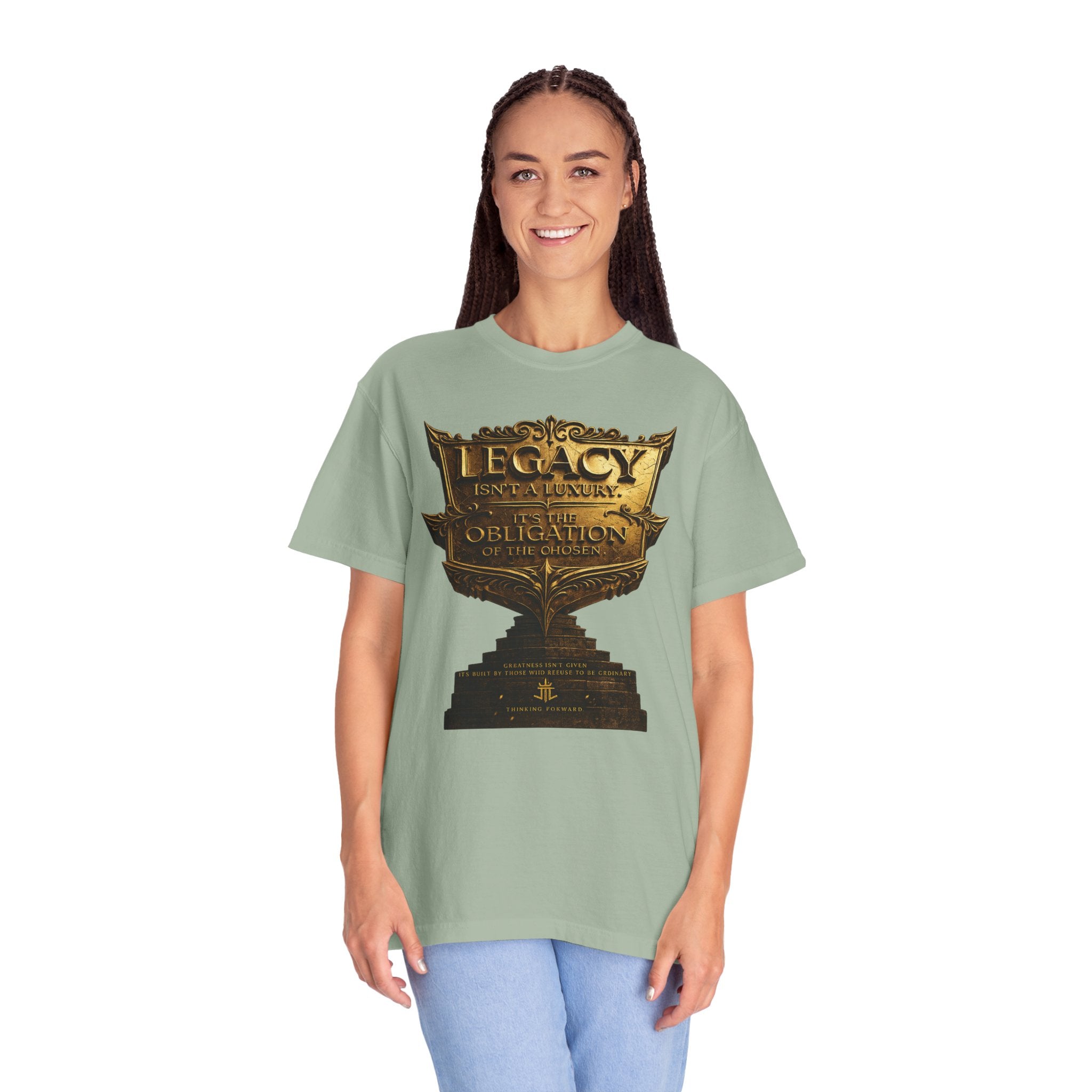 Legacy & Honor Trophy T-Shirt – "Legacy is an Obligation" Graphic Tee Printify