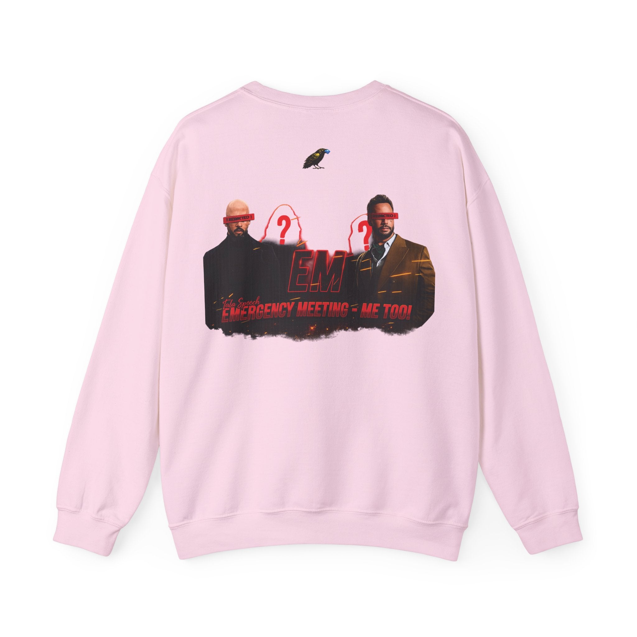 Crewneck Sweatshirt — 'Say Hello To Brotherhood' Graphic Pullover Printify