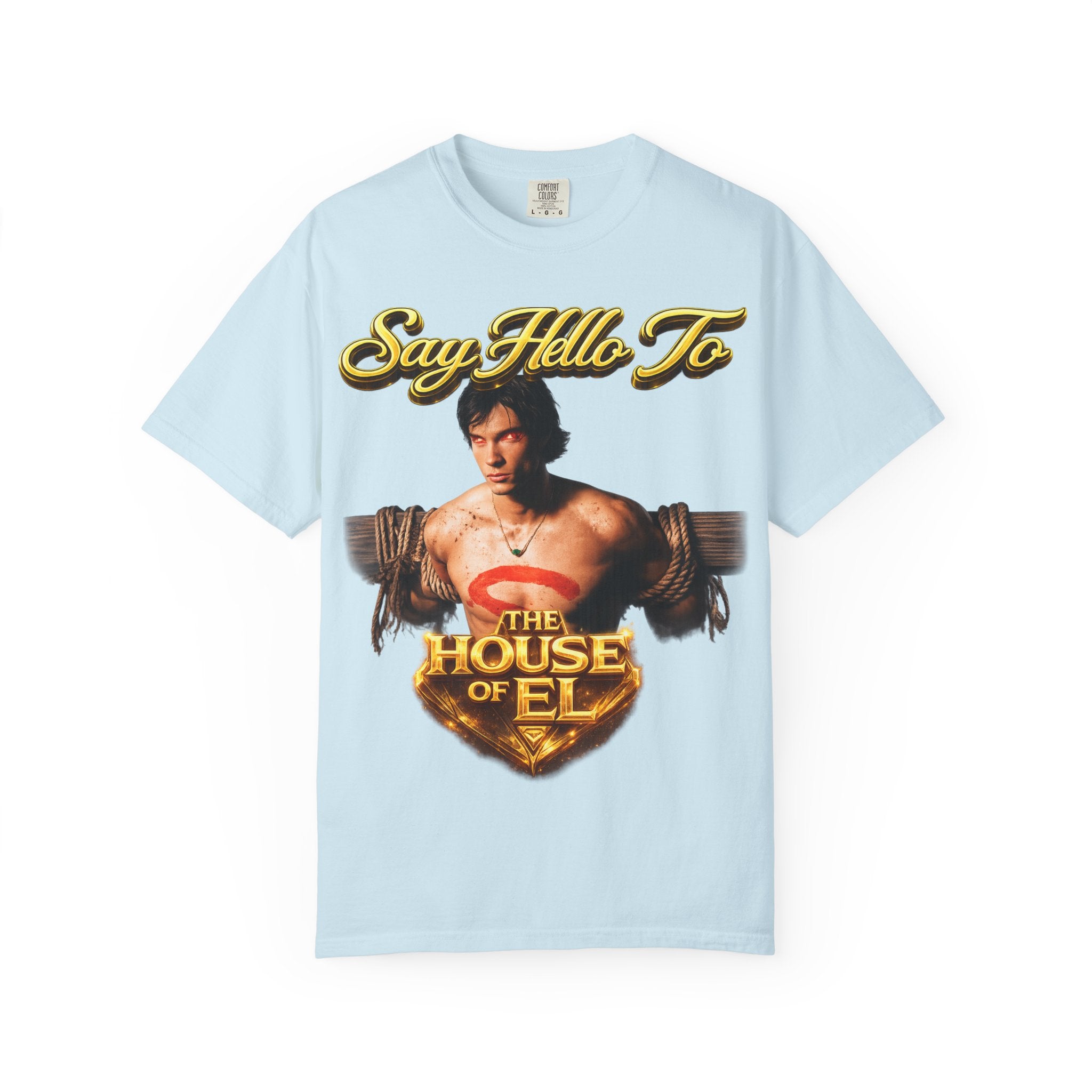T-Shirt — Say Hello To The House of El Graphic Tee Printify