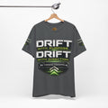 Drift With Direction Graphic Tee — 'Drift with Purpose / Thinking Forward' Racing T-Shirt Printify