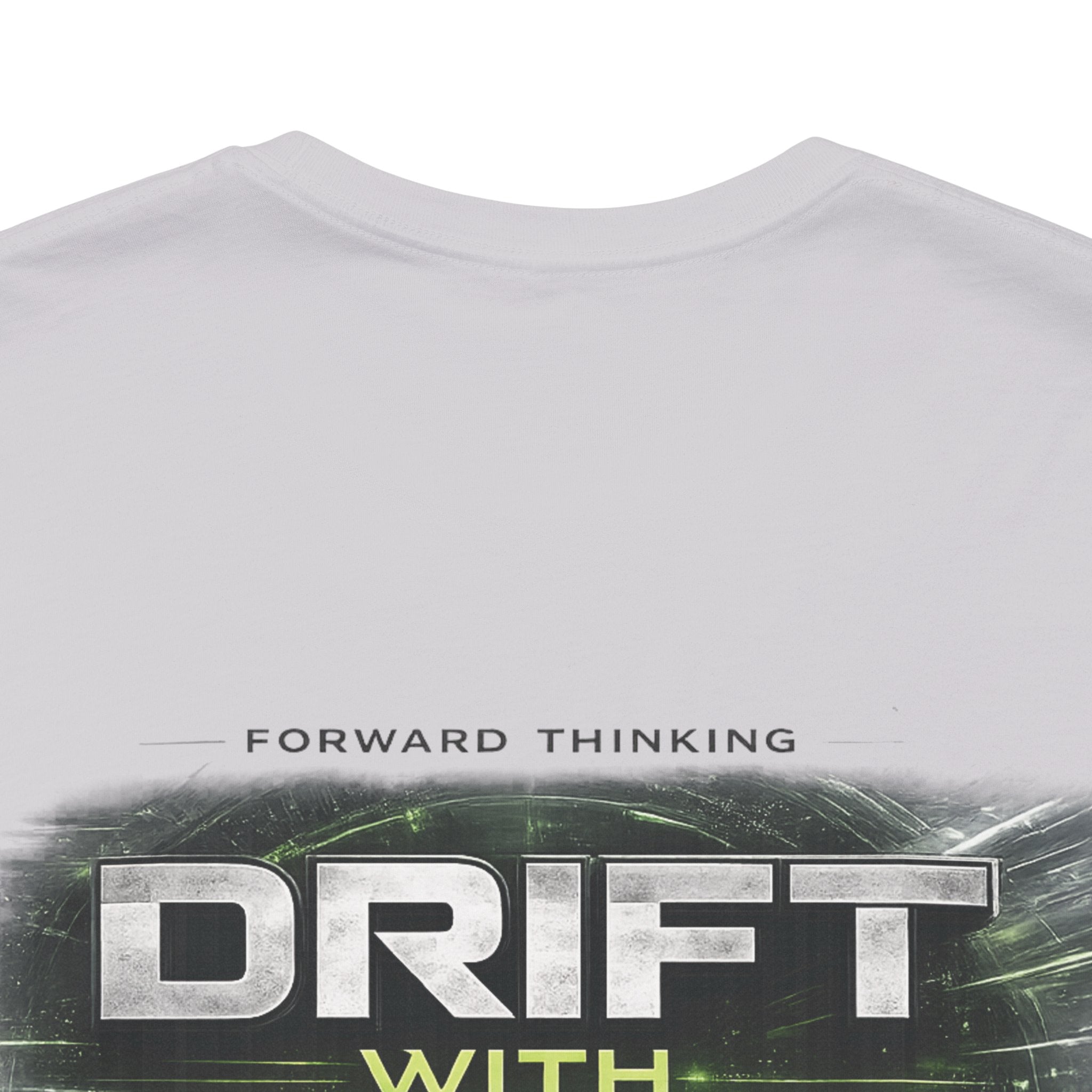 Drift With Direction Graphic Tee — 'Drift with Purpose / Thinking Forward' Racing T-Shirt Printify