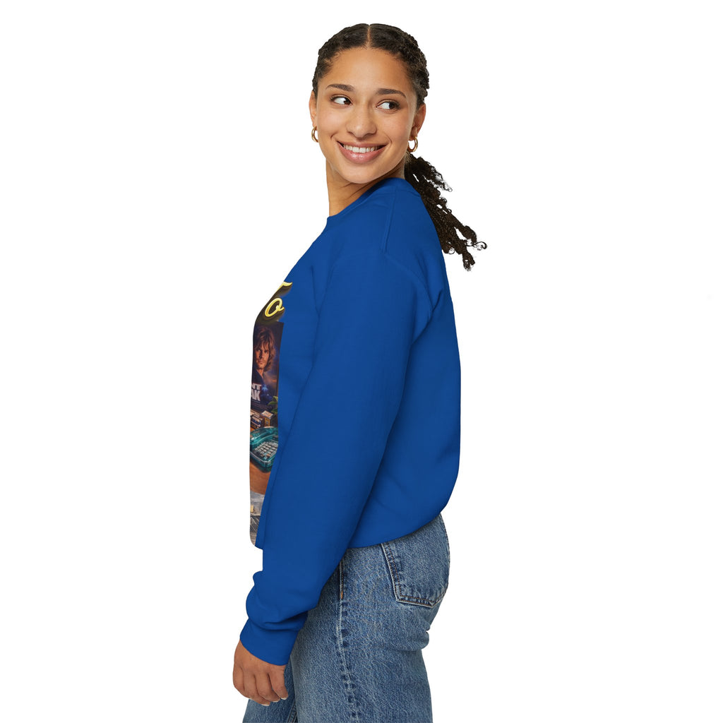 90s Nostalgia Crewneck Sweatshirt – "Say Hello To The Never Forgetful Nostalgic 90's" Printify