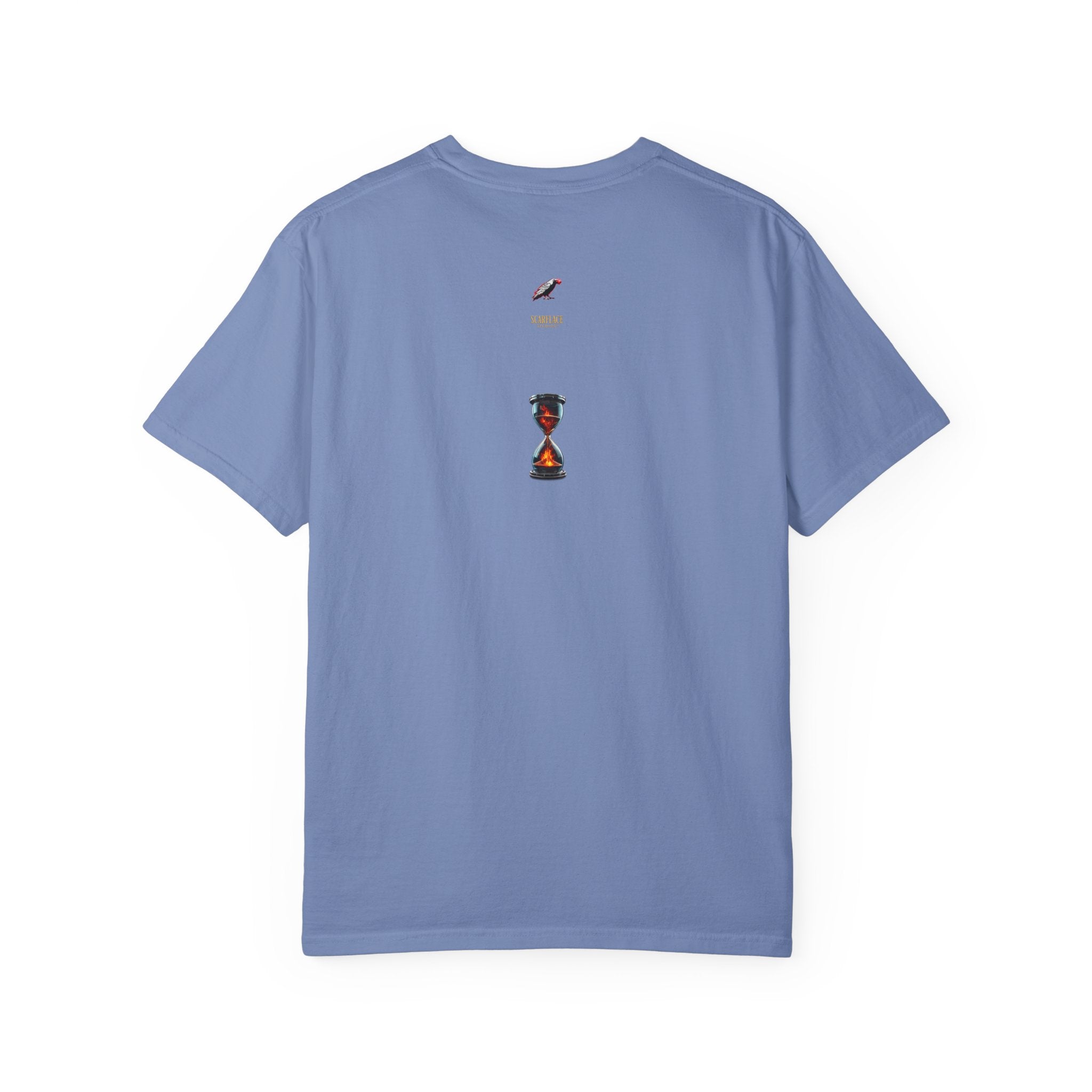 Say Hello To Time Hourglass Graphic T-Shirt — "The Only Conceivable Consistency Is Time" Printify