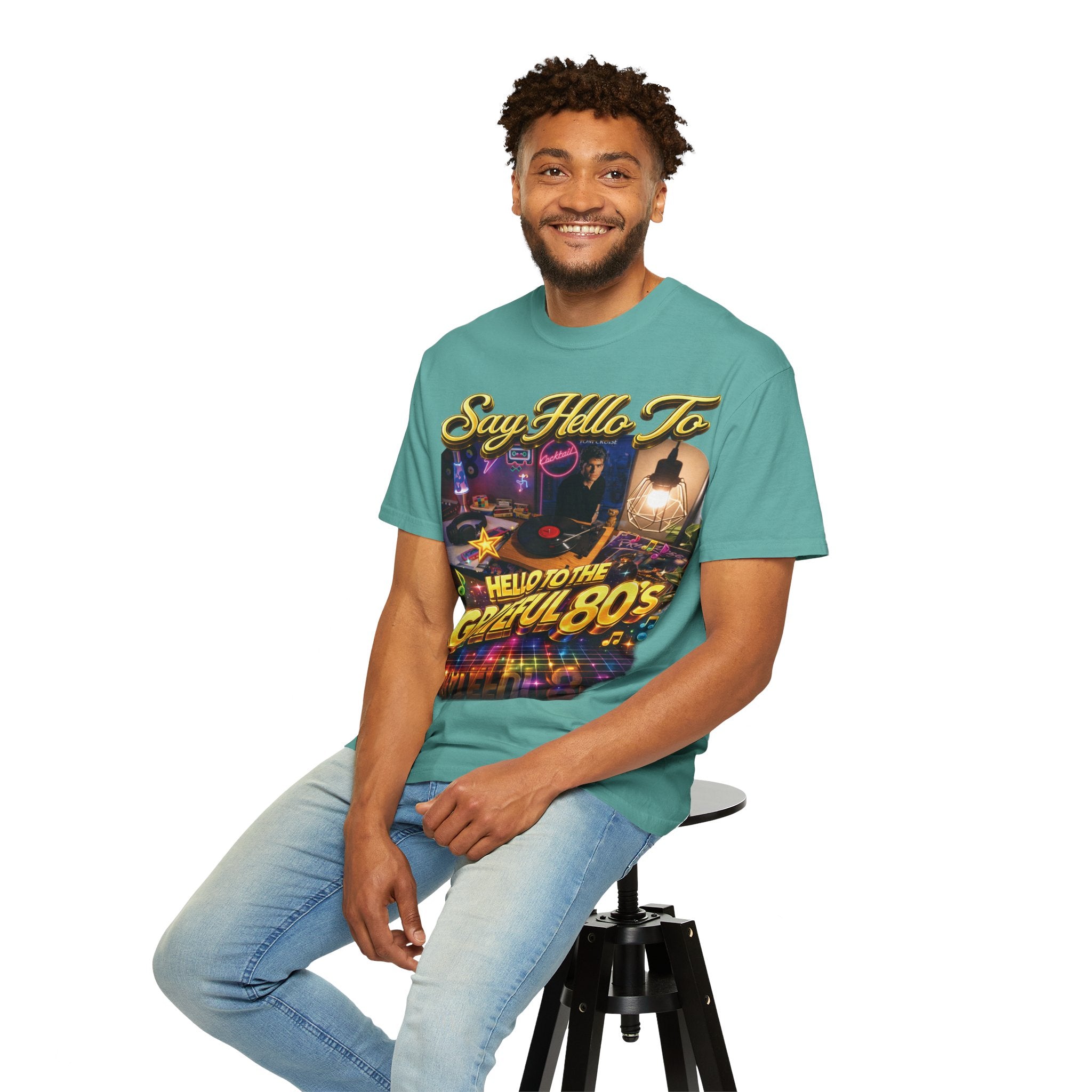 Hello to the Grateful 80s T-Shirt — Retro 1980s Music Vintage Tee Printify