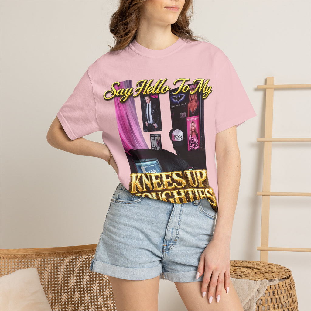 Knees Up Noughties Graphic T-Shirt — Retro MySpace Pop Culture Tee Printify