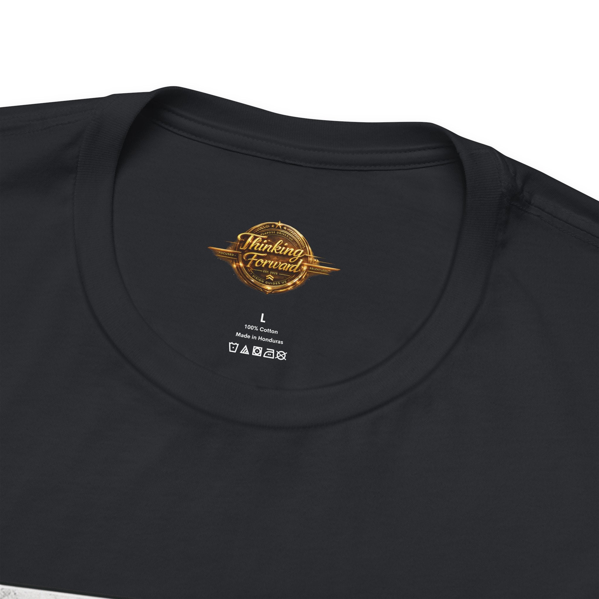 Drift With Direction Graphic Tee — 'Drift with Purpose / Thinking Forward' Racing T-Shirt Printify