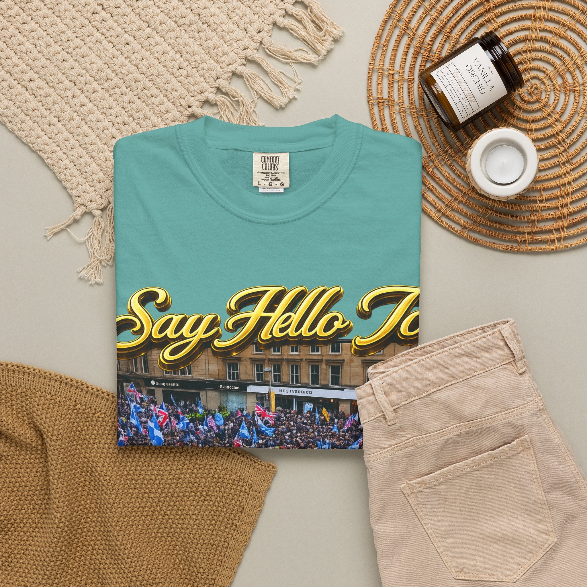 Say Hello To Scotland Saying Send Them Home T-Shirt Printify