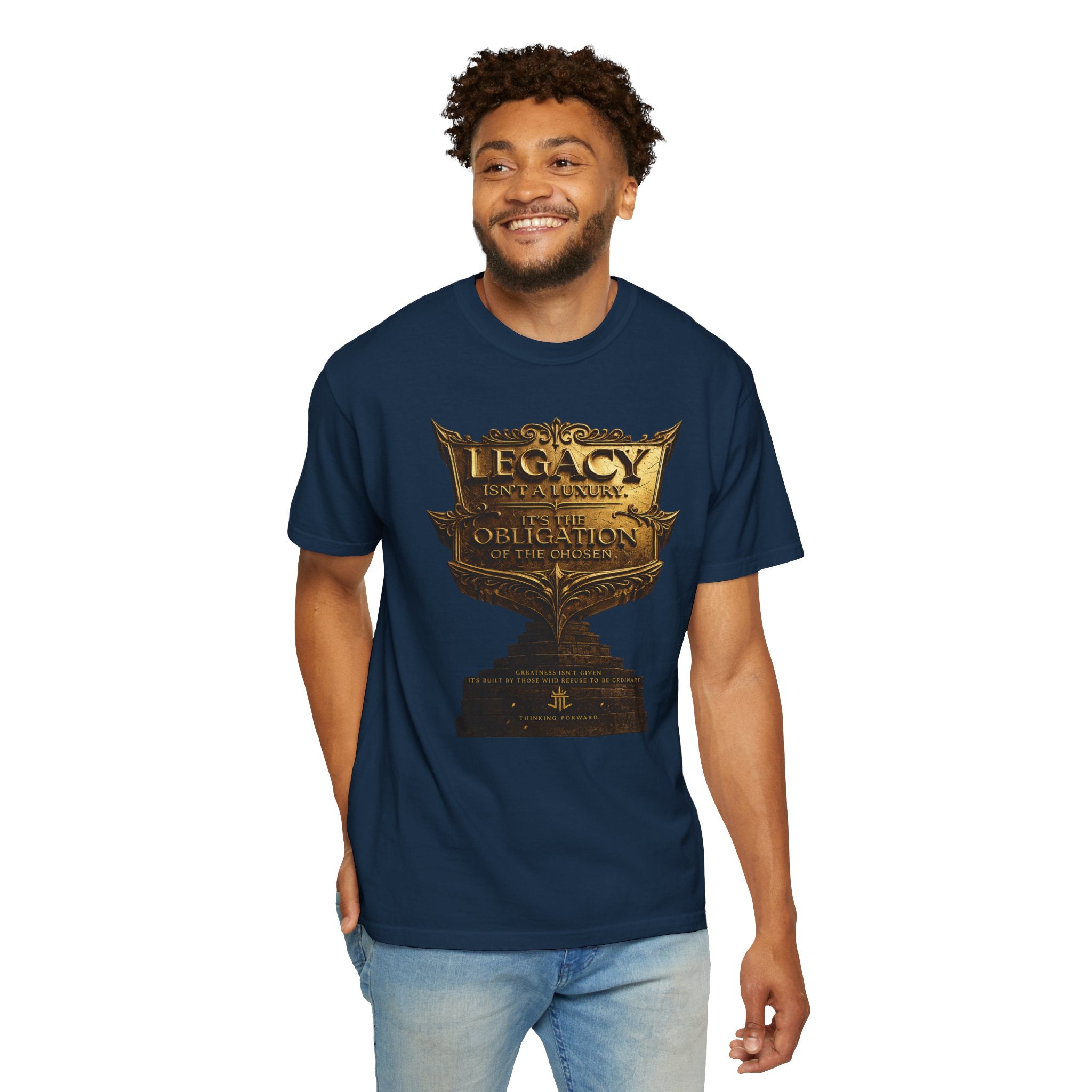 Legacy & Honor Trophy T-Shirt – "Legacy is an Obligation" Graphic Tee Printify