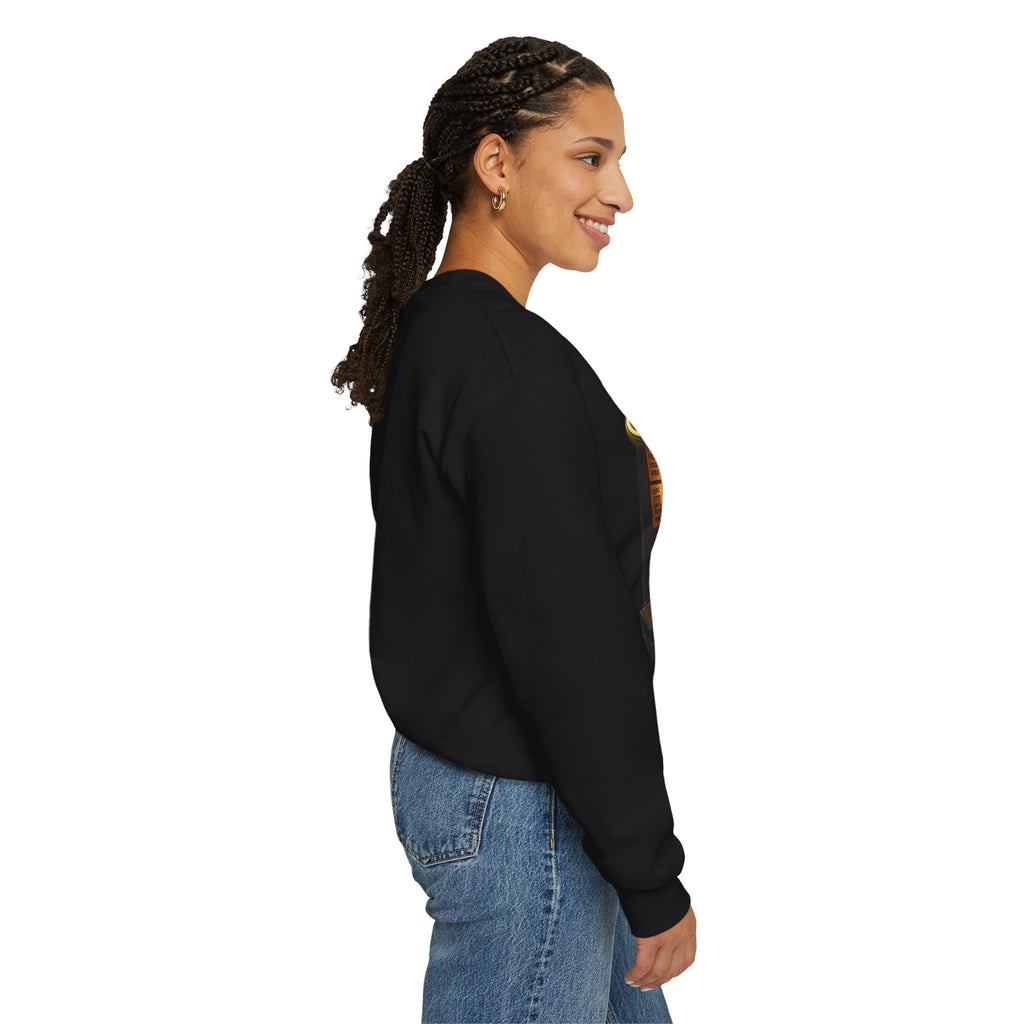 The Grind That Never Sleeps Crewneck Sweatshirt — Motivational Hustle Sweatshirt Printify