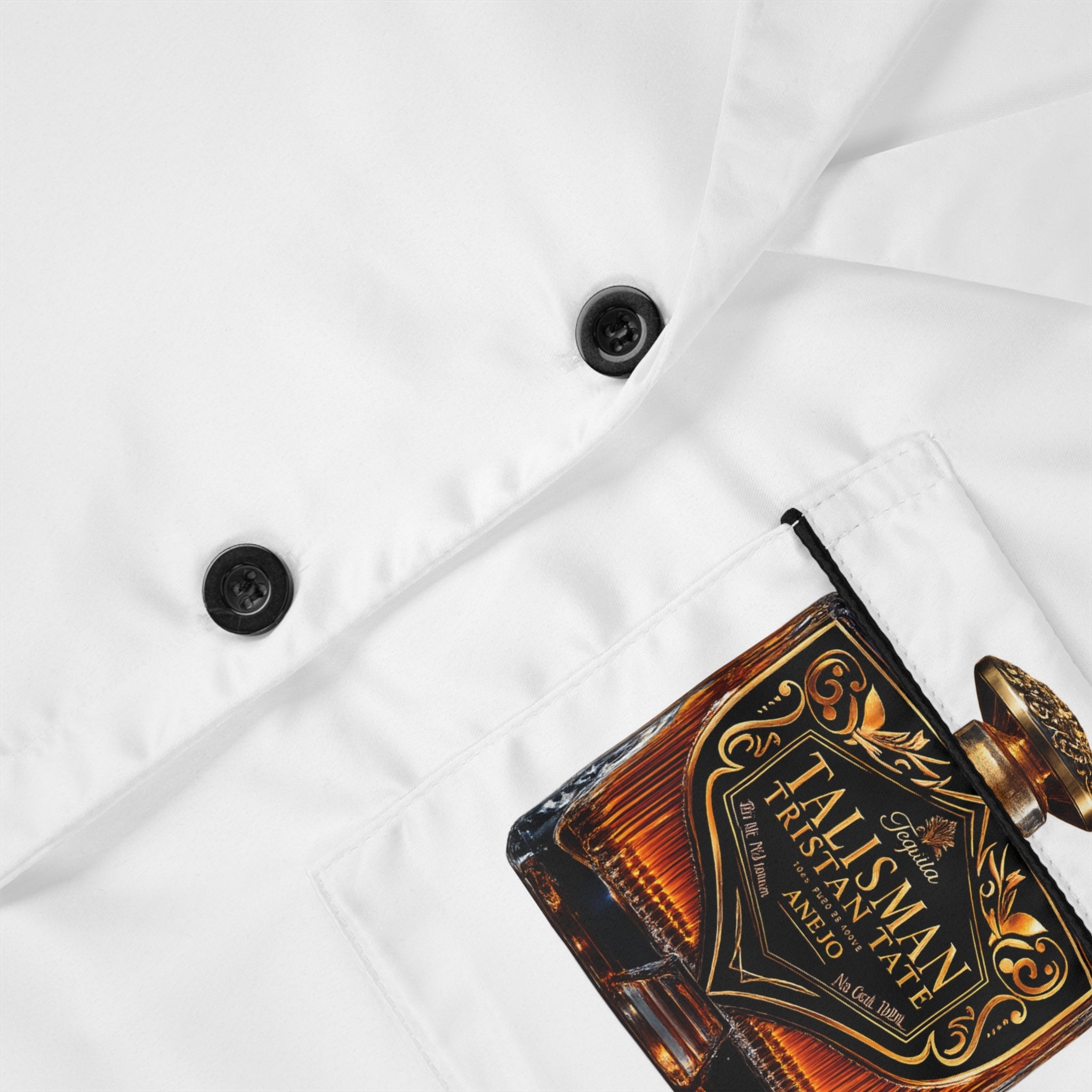 Tristan Talisman Tate Signature Satin Pajamas — Brand Tequila Design Printify