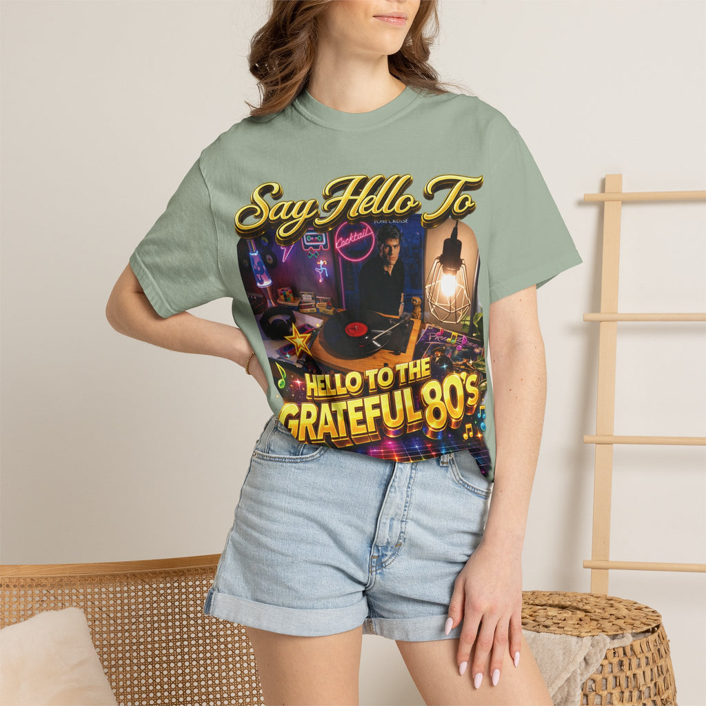 Hello to the Grateful 80s T-Shirt — Retro 1980s Music Vintage Tee Printify
