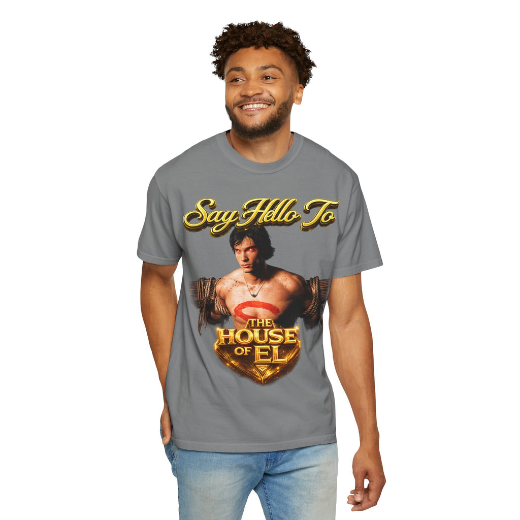 T-Shirt — Say Hello To The House of El Graphic Tee Printify