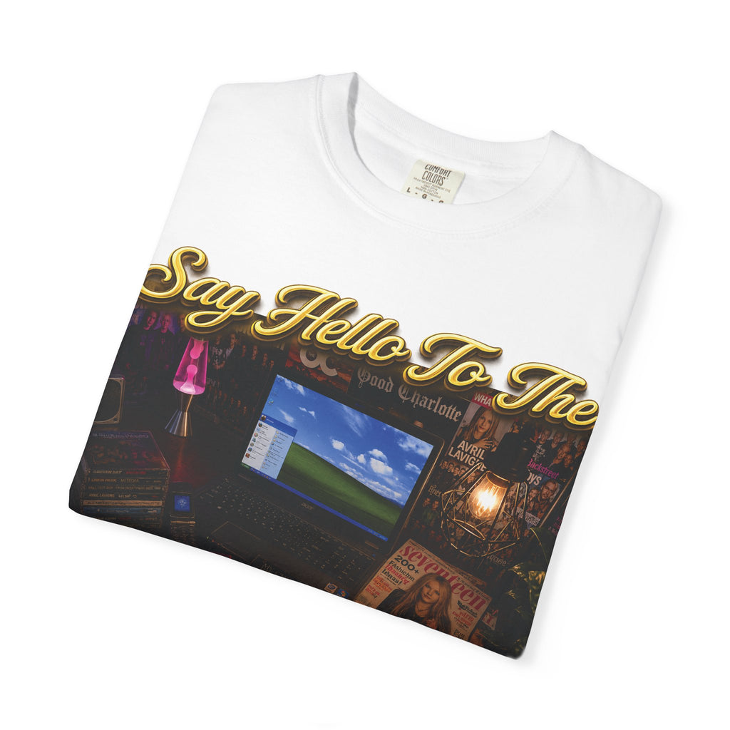 Knees Up Noughties Graphic T-Shirt — Retro MySpace Throwback Tee Printify