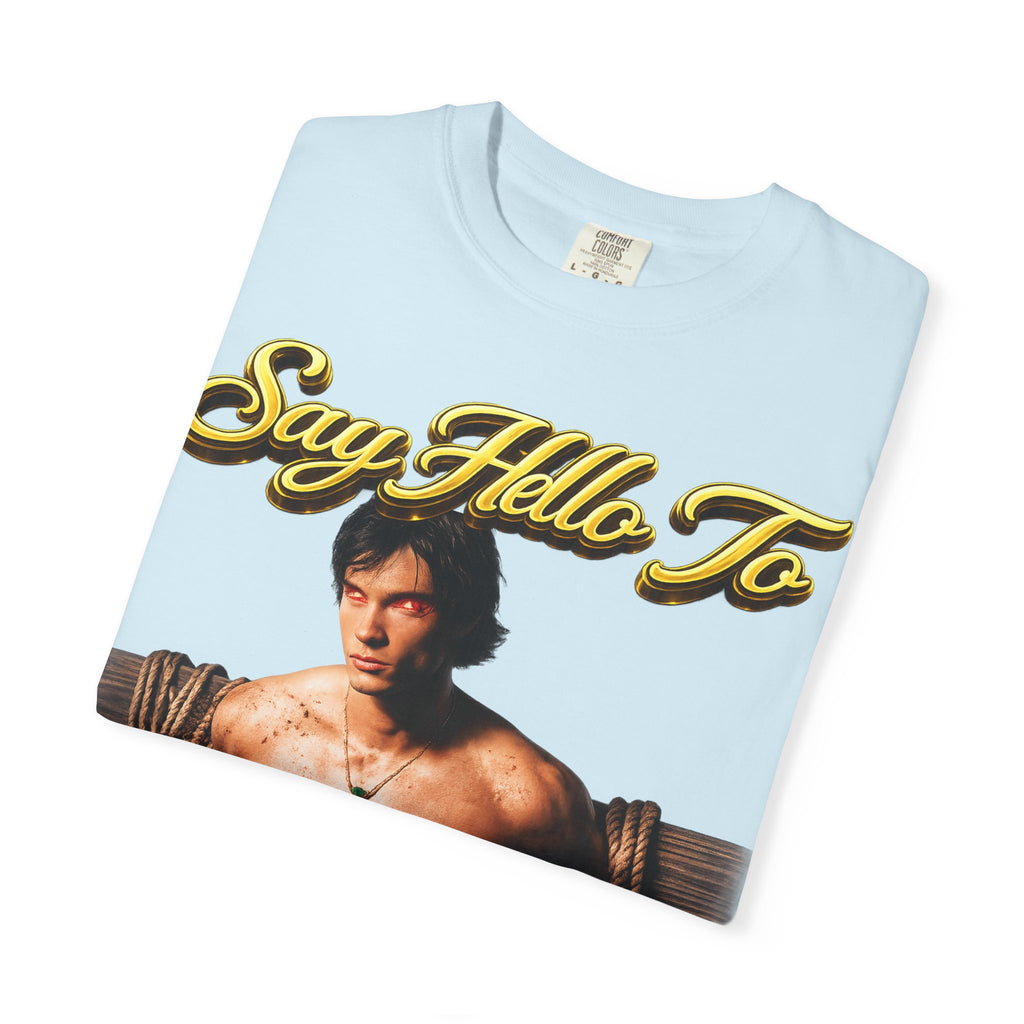 T-Shirt — Say Hello To The House of El Graphic Tee Printify