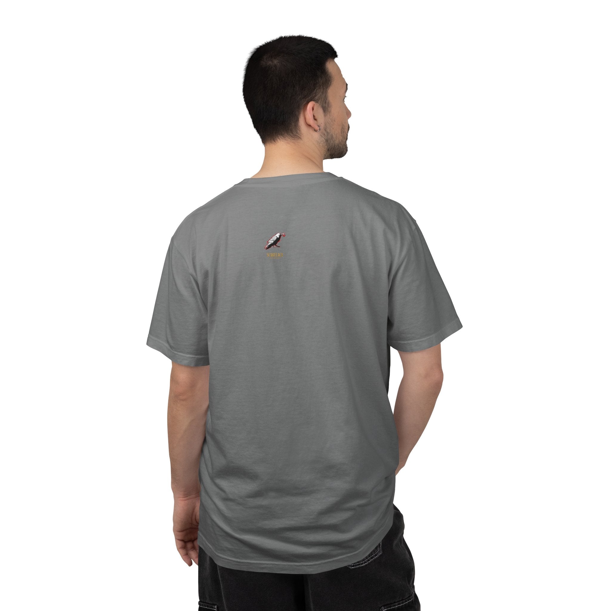 Training Warrior T-Shirt — "He Who Sweats More in Training Bleeds Less in Battle" Printify