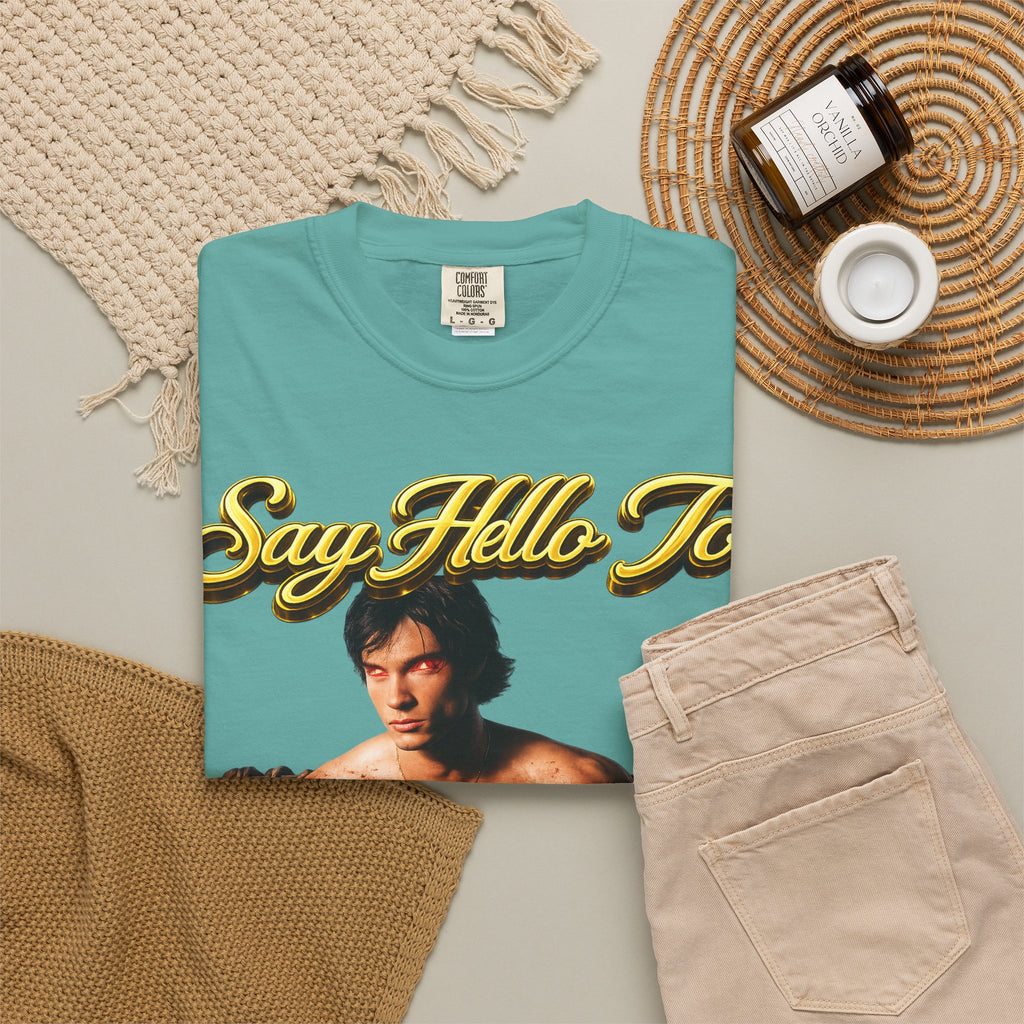 T-Shirt — Say Hello To The House of El Graphic Tee Printify