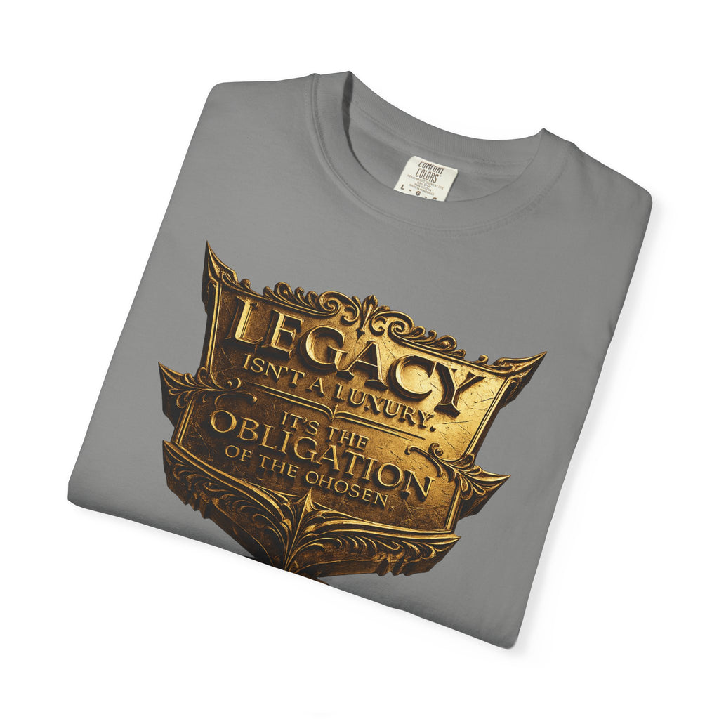 Legacy & Honor Trophy T-Shirt – "Legacy is an Obligation" Graphic Tee Printify