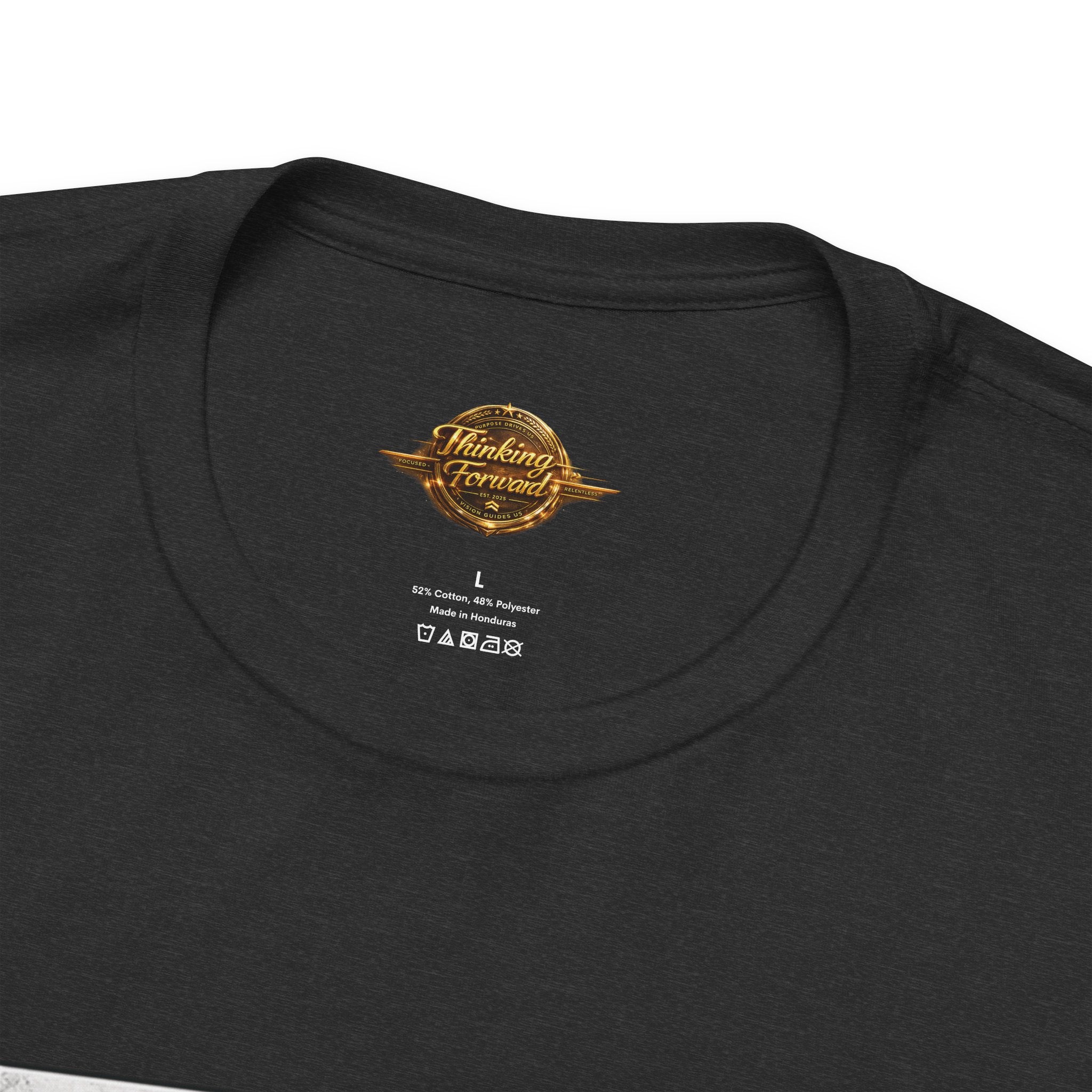 Drift With Direction Graphic Tee — 'Drift with Purpose / Thinking Forward' Racing T-Shirt Printify