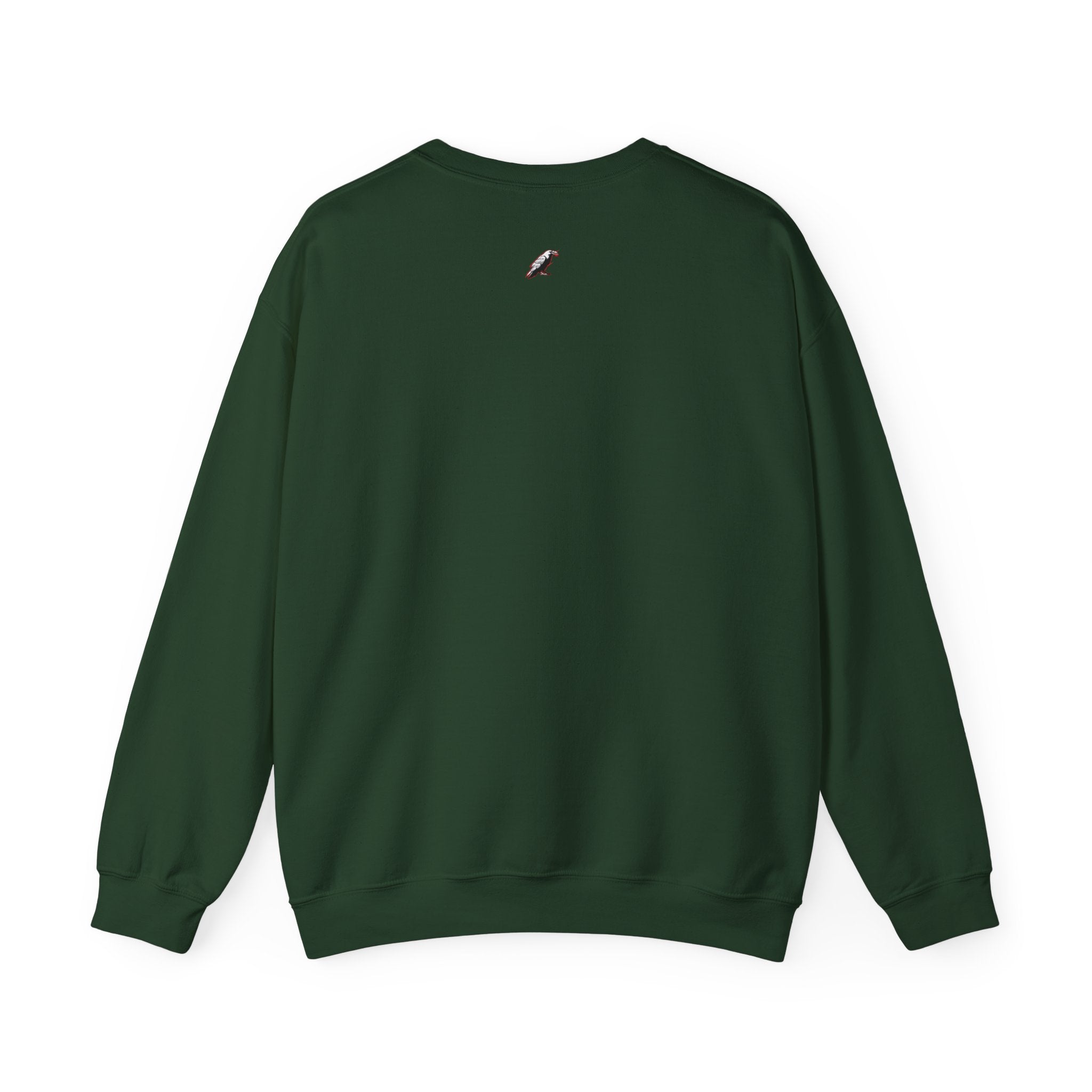 Crewneck Sweatshirt — "Fortune Favors the Prepared Mind" Motivational Design Printify