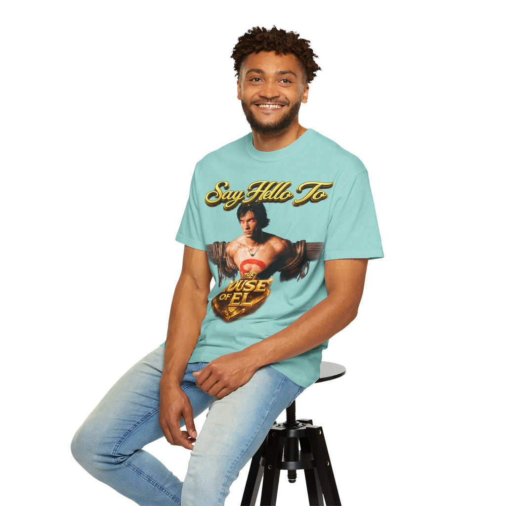 T-Shirt — Say Hello To The House of El Graphic Tee Printify
