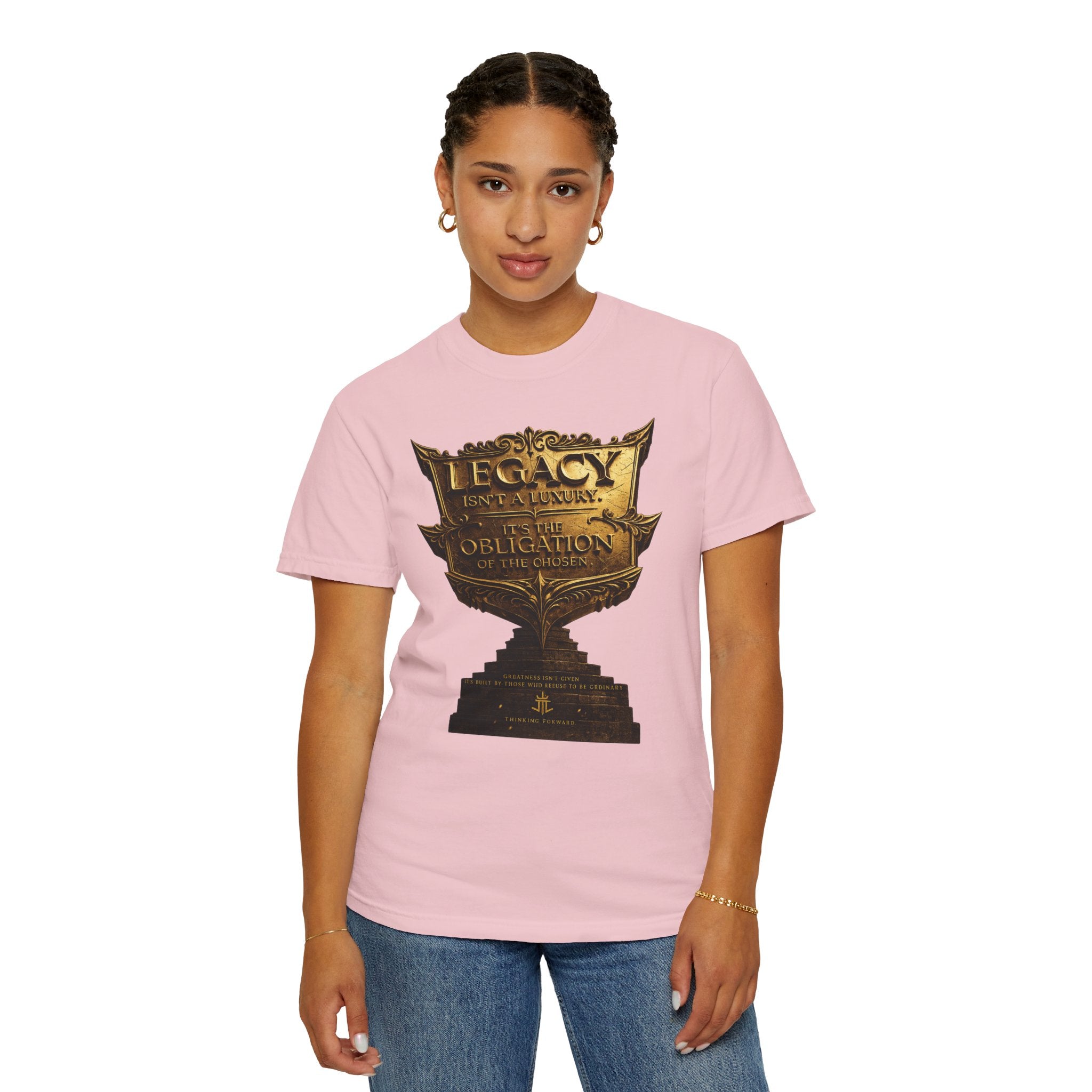 Legacy & Honor Trophy T-Shirt – "Legacy is an Obligation" Graphic Tee Printify