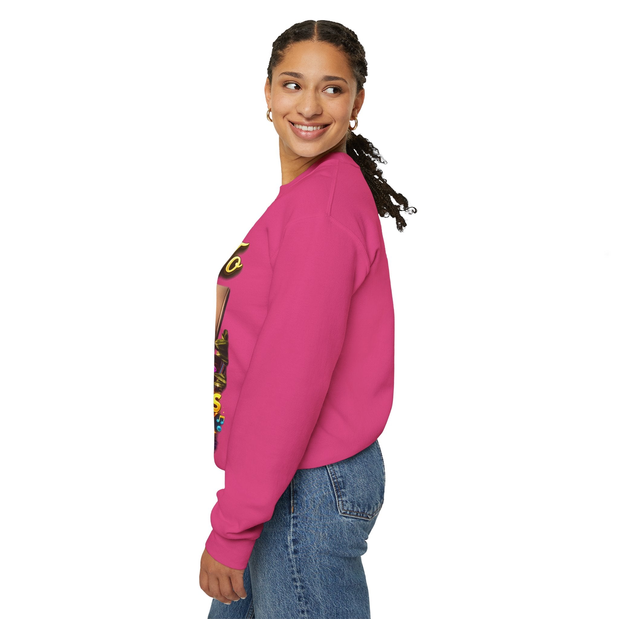 Grateful 80s Crewneck Sweatshirt — “say hello to the grateful 80's” Retro Vibe Printify