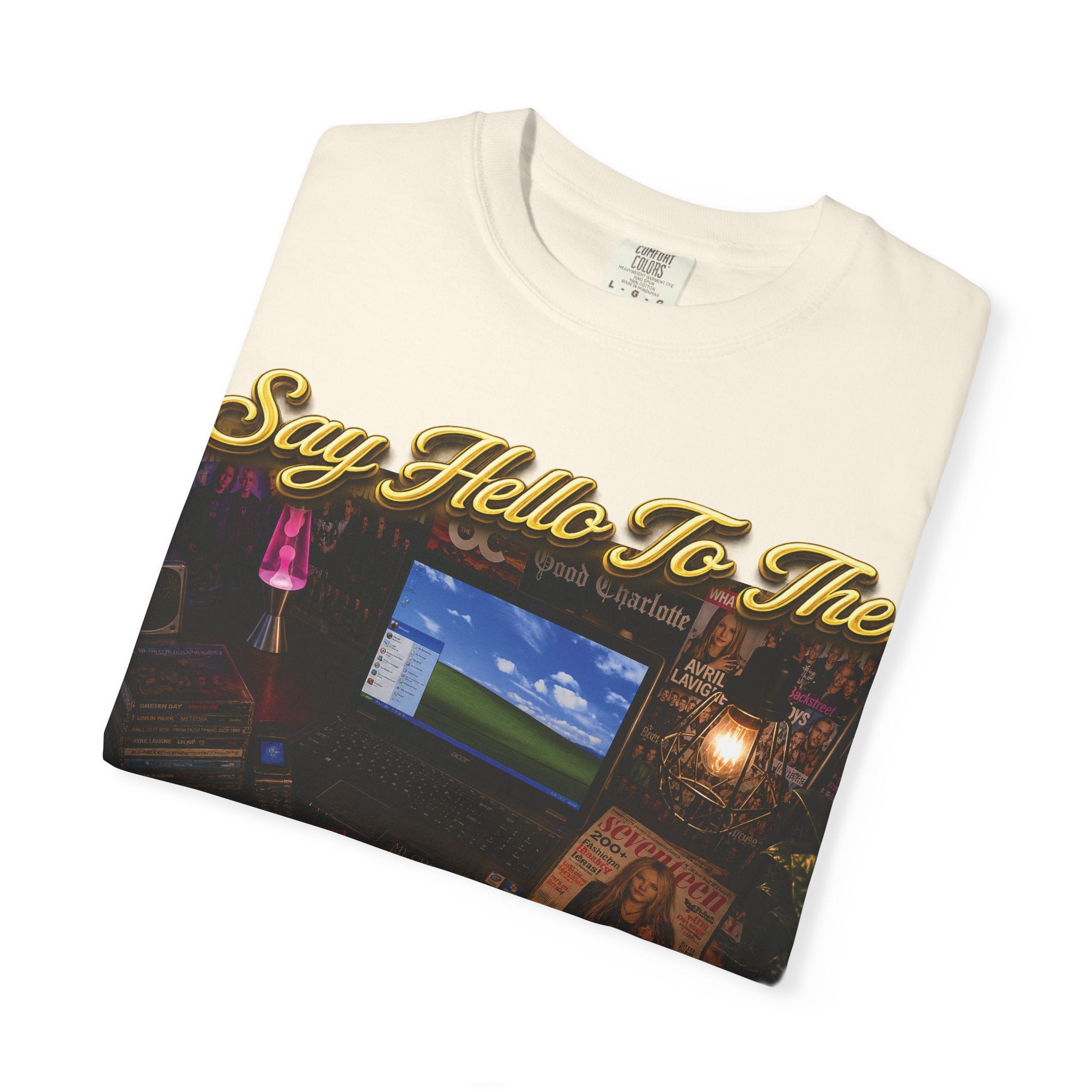 Knees Up Noughties Graphic T-Shirt — Retro MySpace Throwback Tee Printify