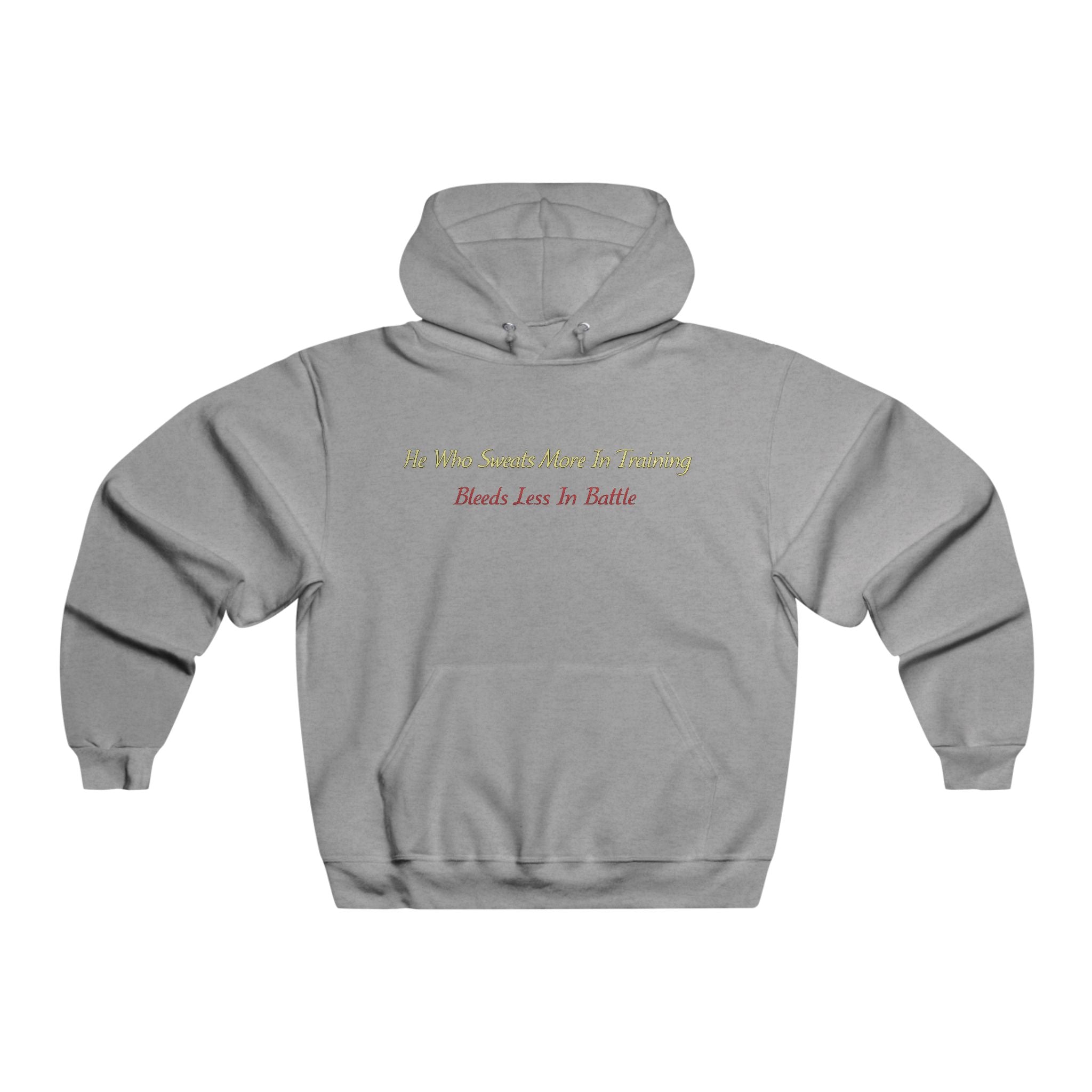 Embroidered Faith Hoodie — "Blessed Less is Better" Pullover Sweatshirt Printify