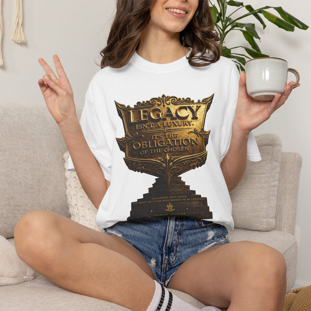 Legacy & Honor Trophy T-Shirt – "Legacy is an Obligation" Graphic Tee Printify