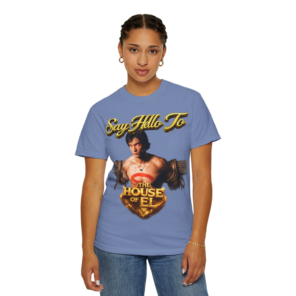 T-Shirt — Say Hello To The House of El Graphic Tee Printify