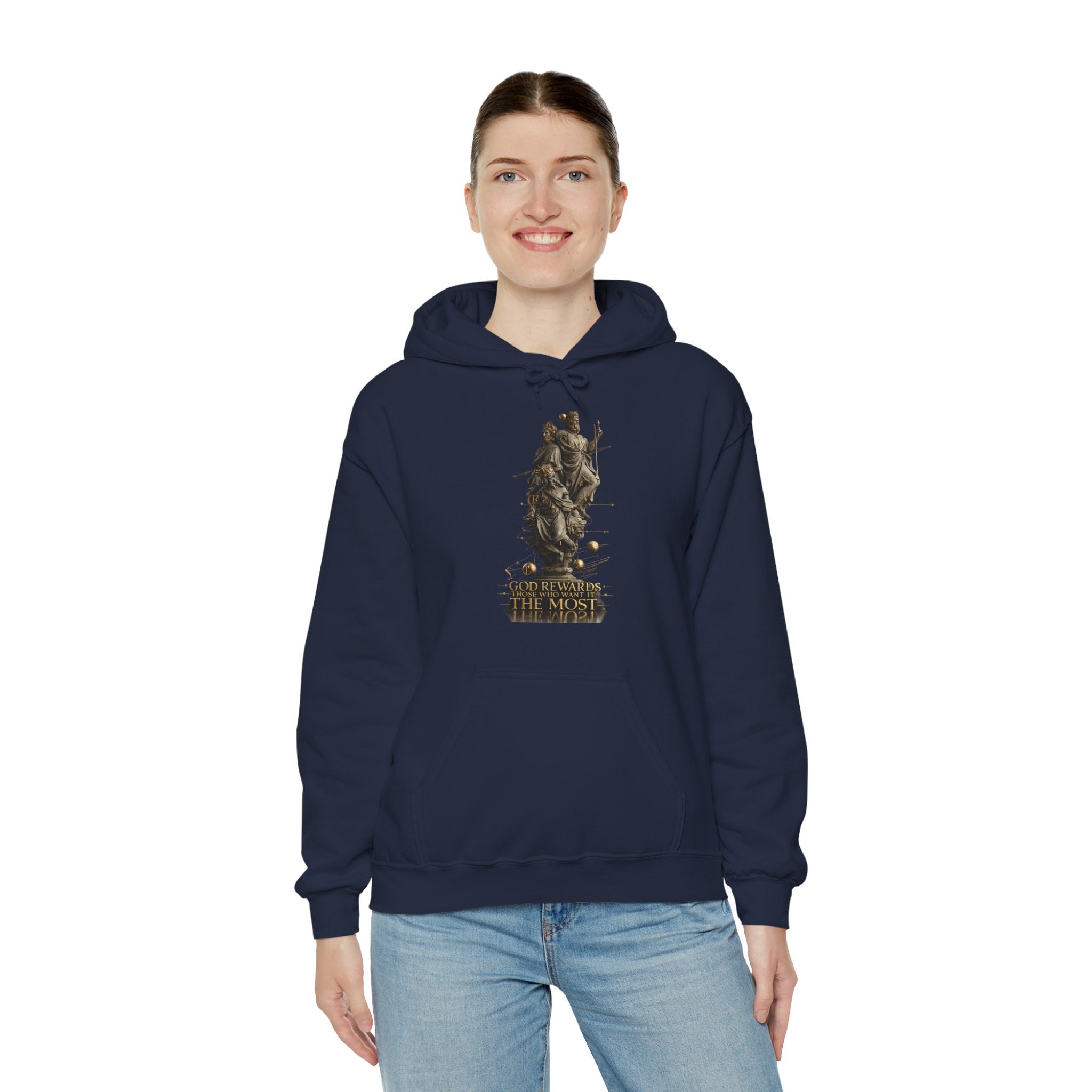 God Rewards Those Who Want It Most Hoodie Printify
