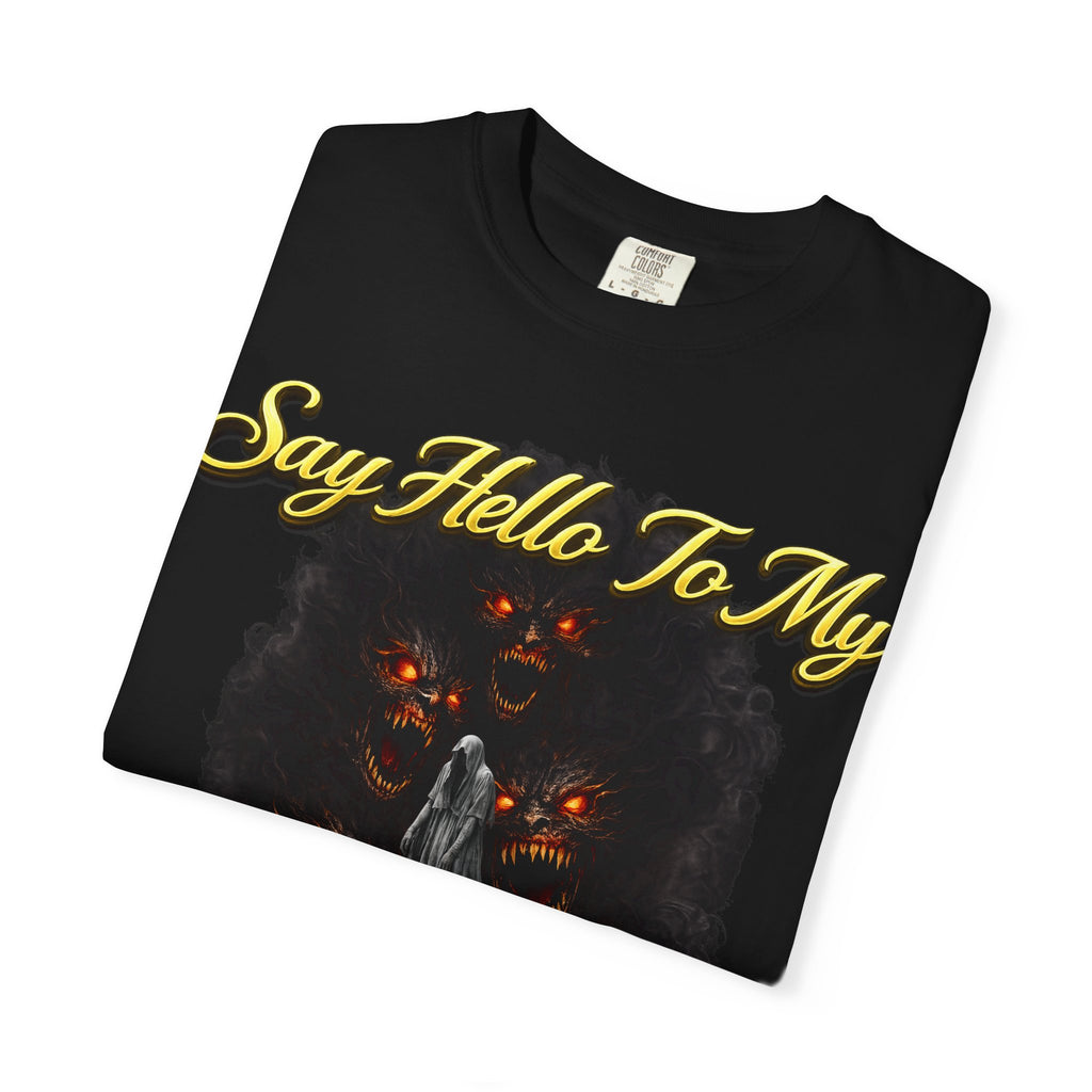 Inner Demons T-Shirt — "Say Hello To My Inner Demons" Graphic Tee Printify