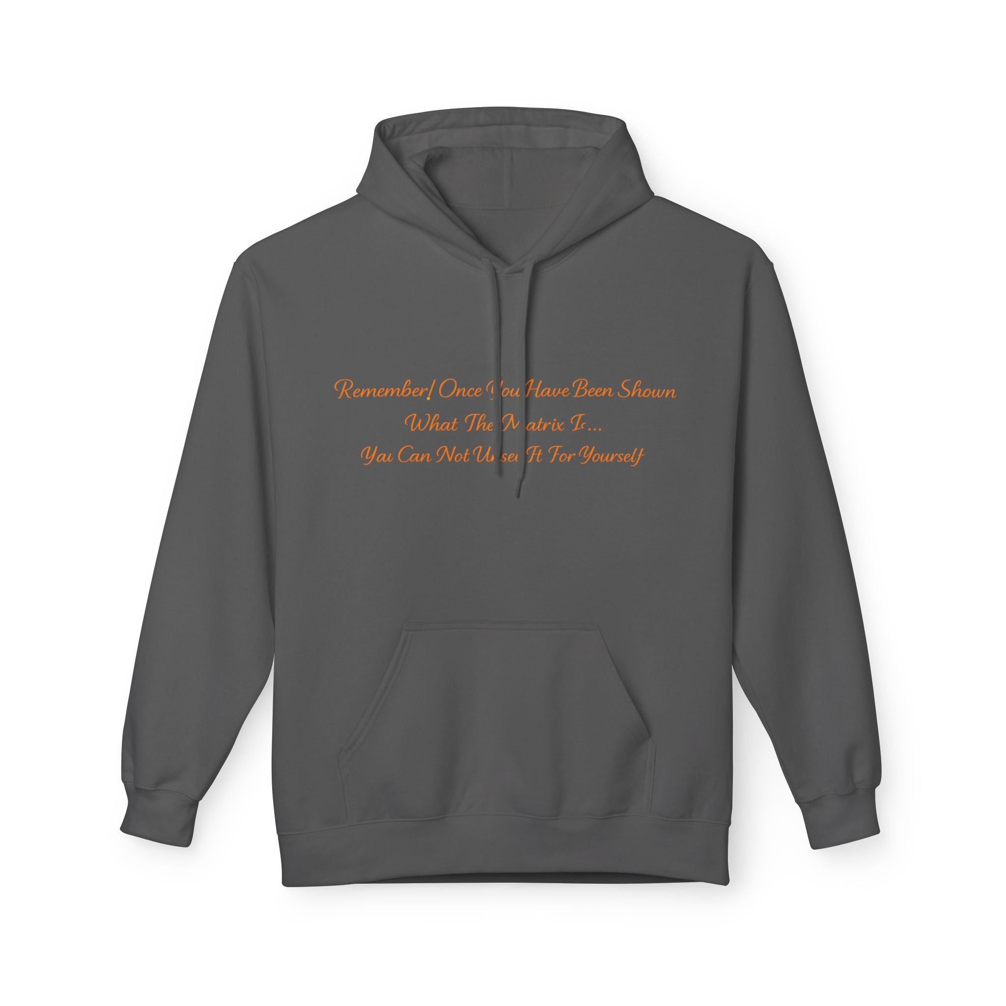 Cozy Minimalist Script Hoodie — Subtle Pastel Text Pullover