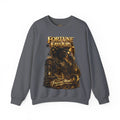 Crewneck Sweatshirt — "Fortune Favors the Prepared Mind" Motivational Design Printify