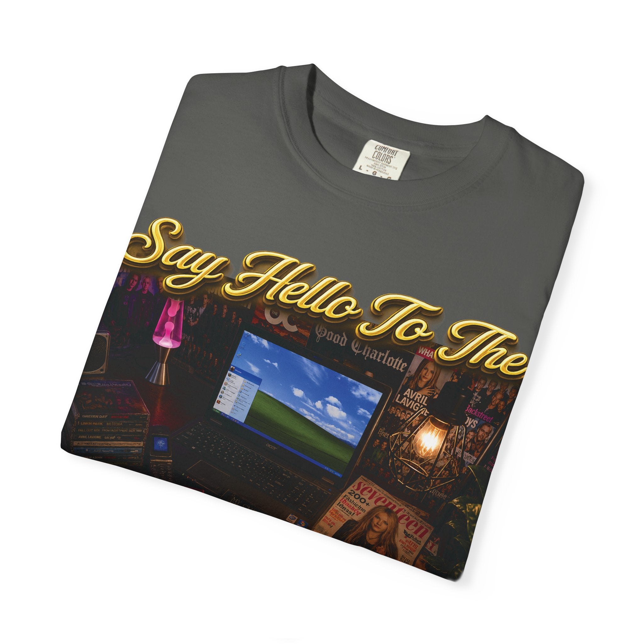 Knees Up Noughties Graphic T-Shirt — Retro MySpace Throwback Tee Printify