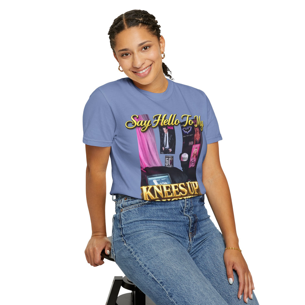 Knees Up Noughties Graphic T-Shirt — Retro MySpace Pop Culture Tee Printify