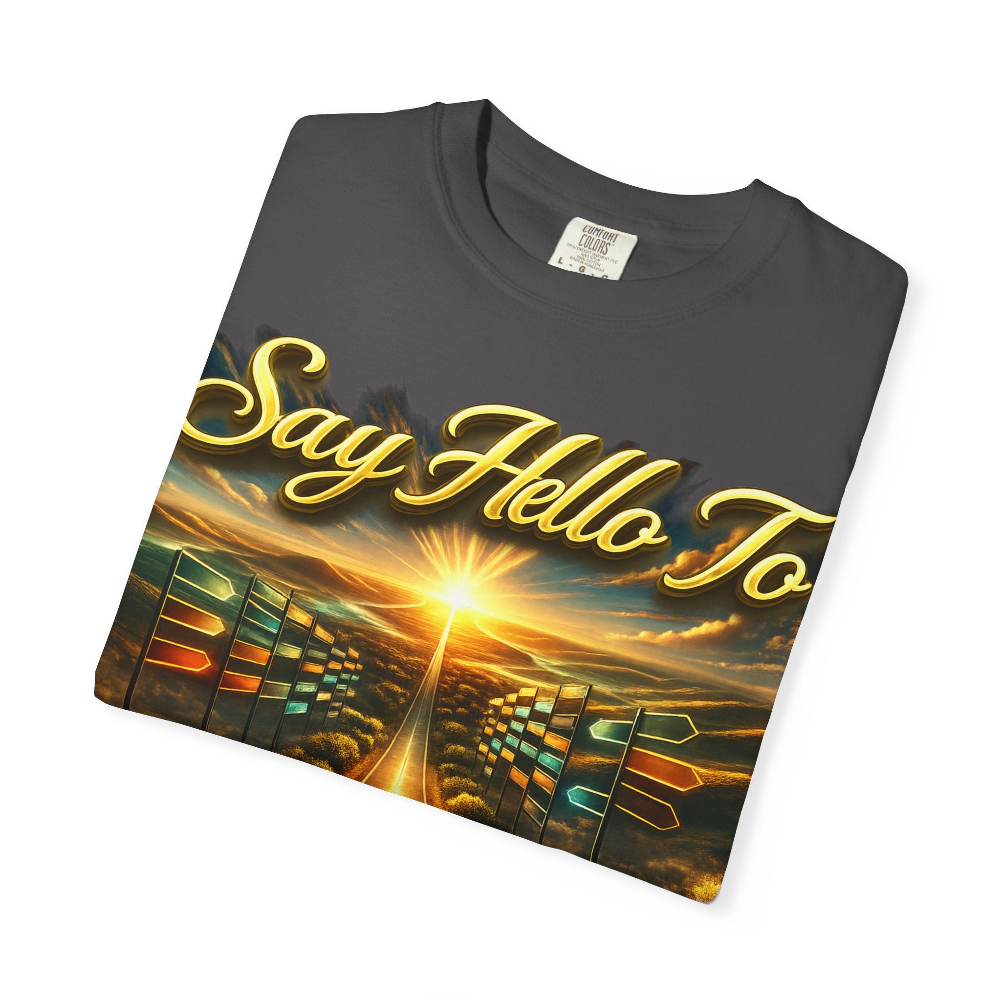 Say Hello To The Unwritten Book Of The Road T-Shirt Printify